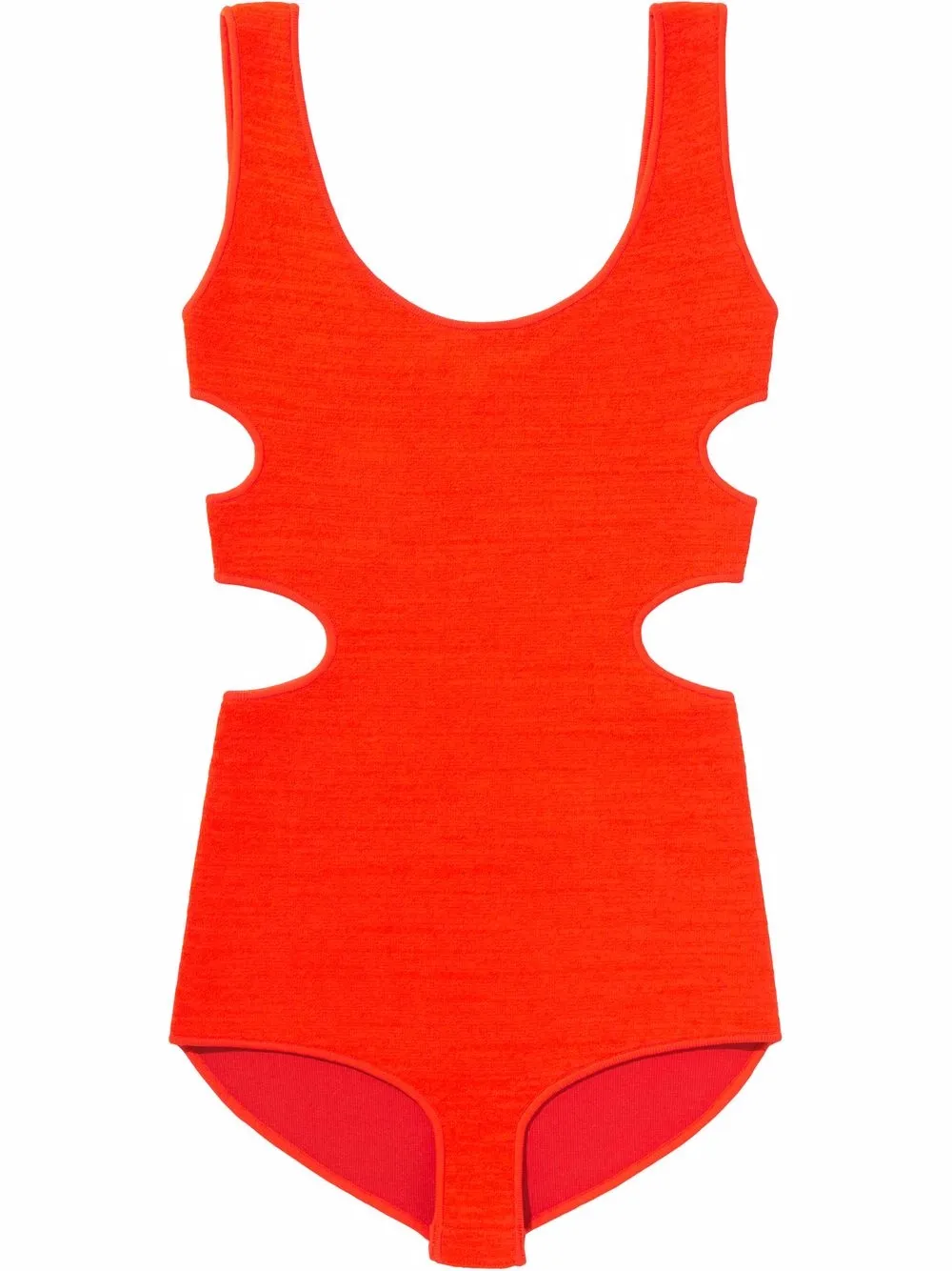 

Proenza Schouler body tejido con aberturas - Naranja