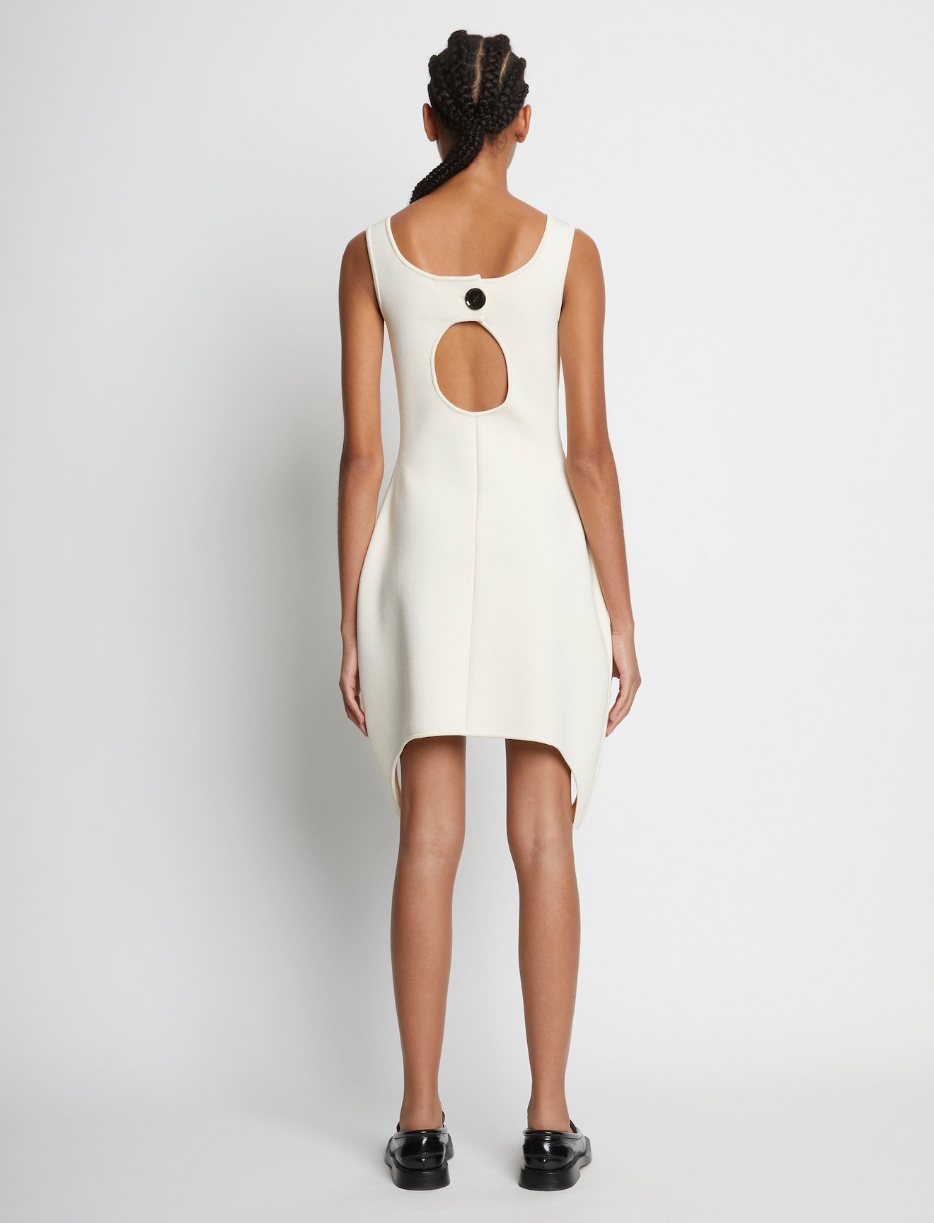 Compact Viscose Knit Sculpted Dress #2
