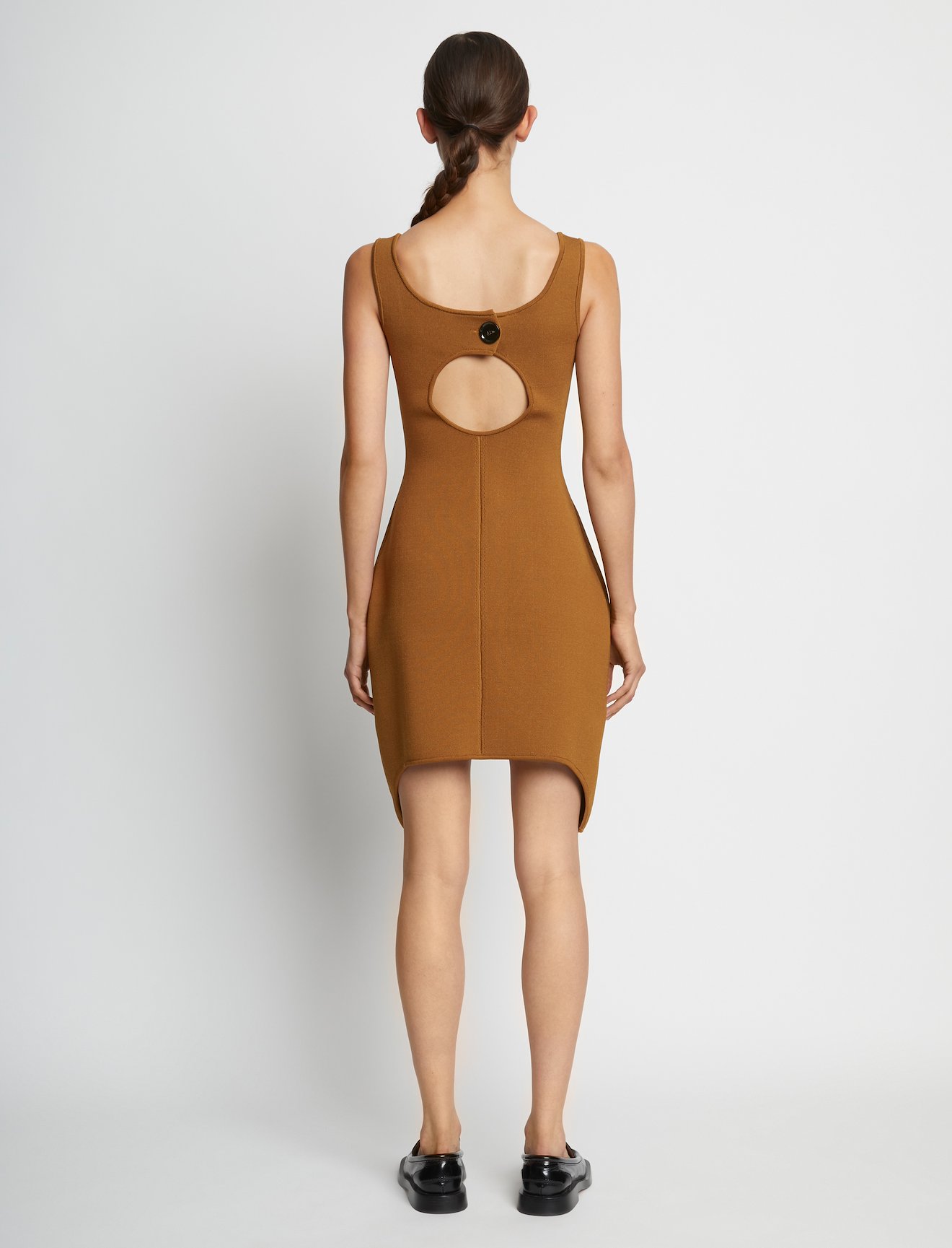 Compact Viscose Knit Sculpted Dress #2