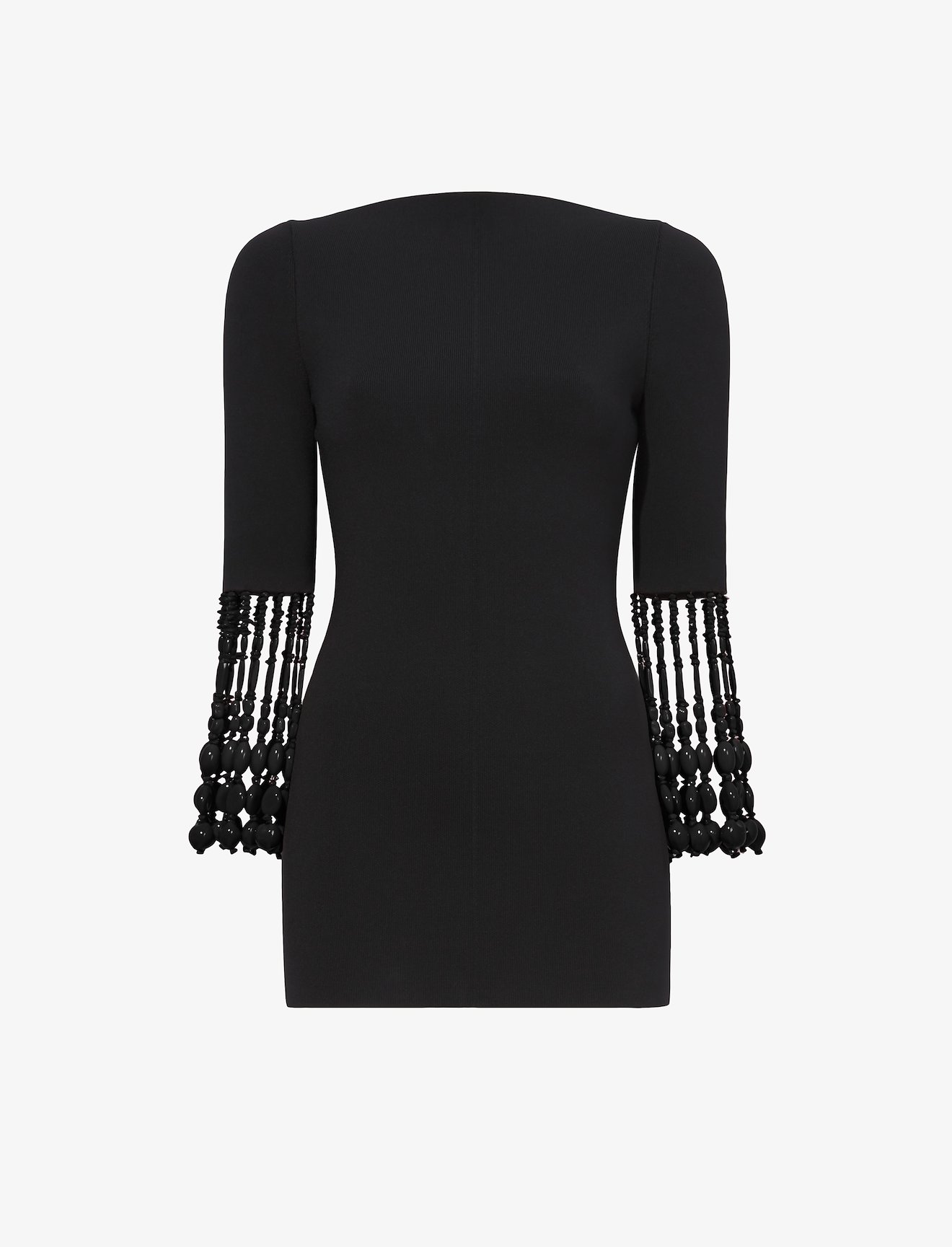 Compact Viscose Knit Beaded Top #5