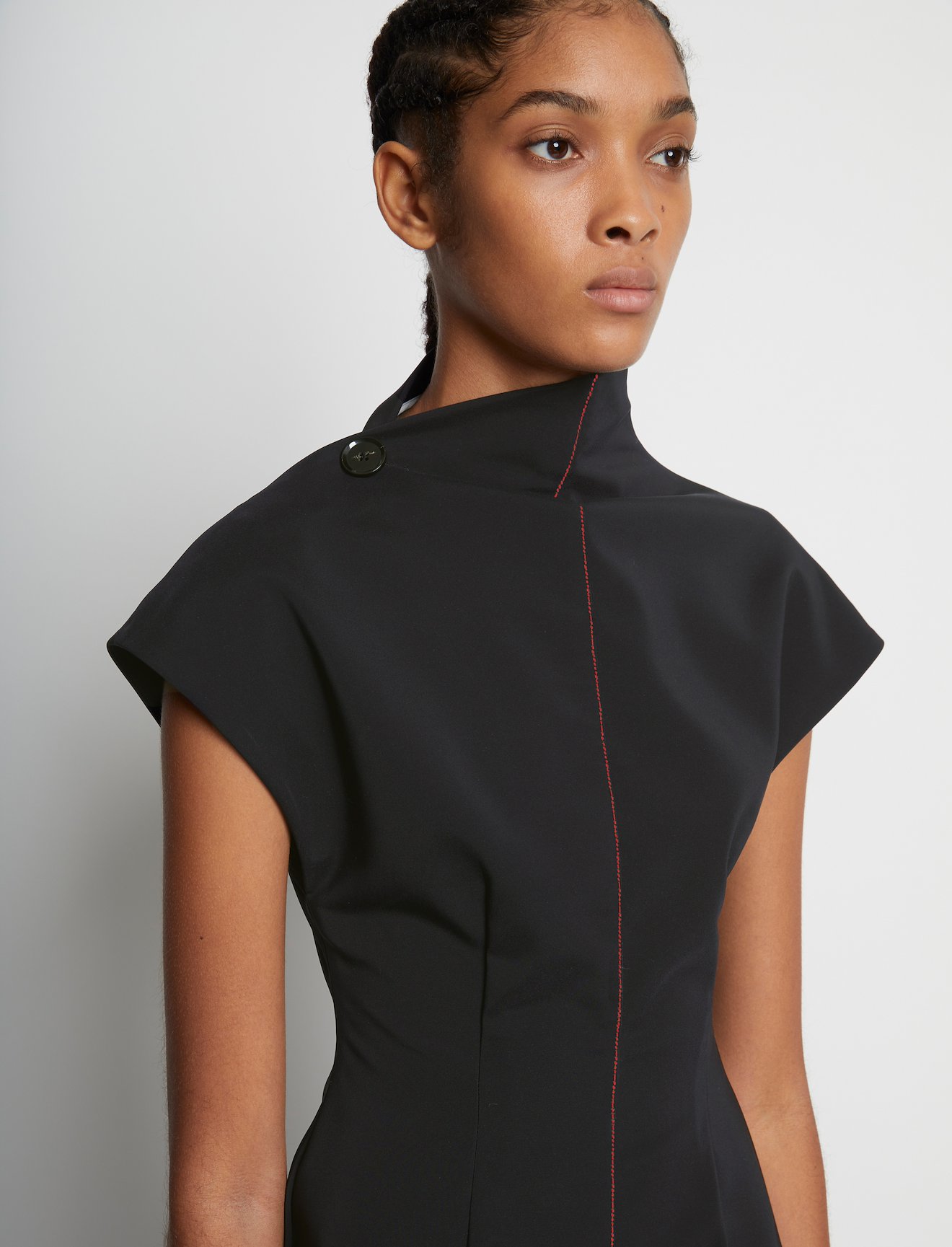 Matte Viscose Crepe Sleeveless Top #4