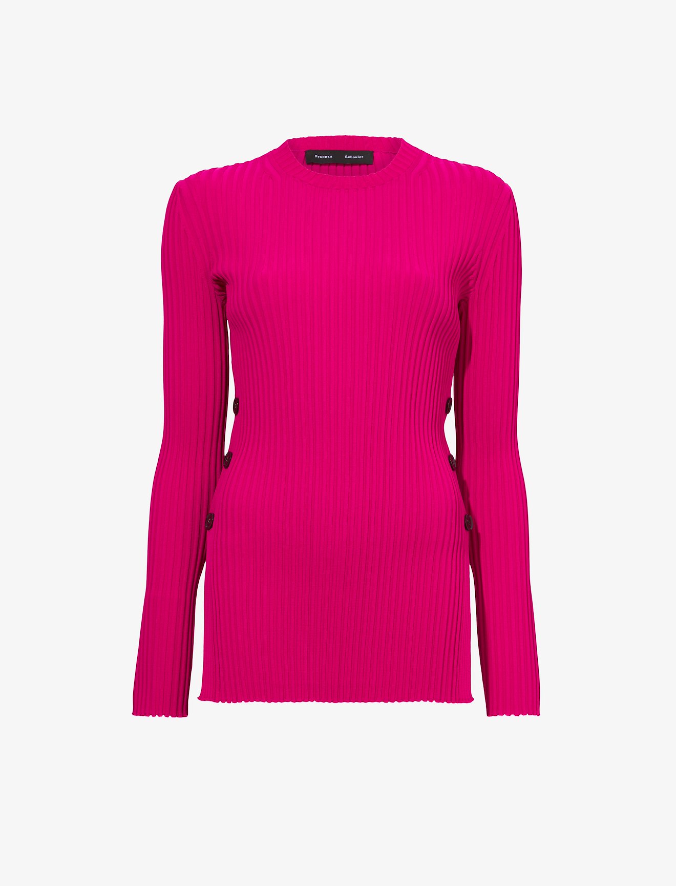 Rib Knit Long Sleeve Sweater #5
