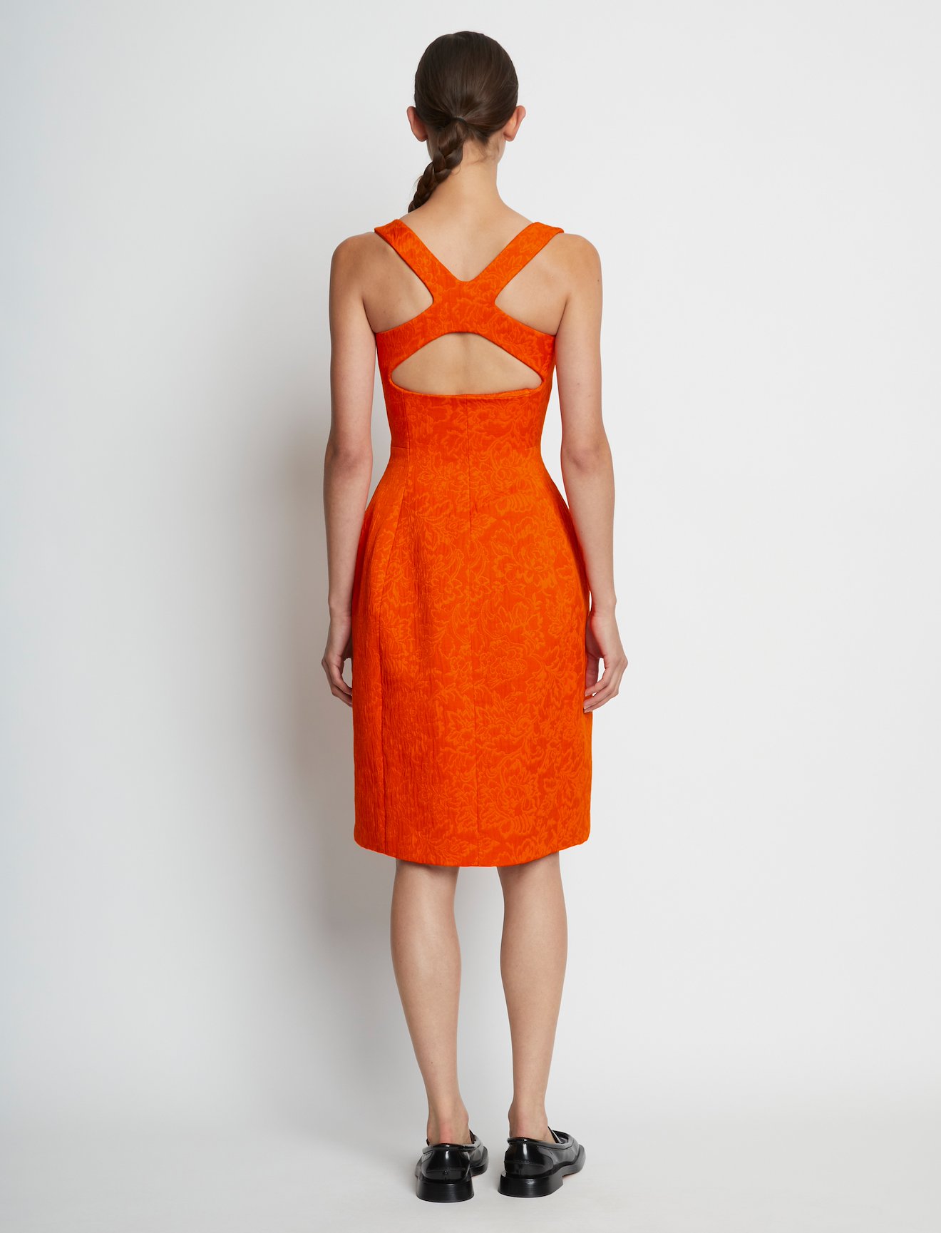 Floral Jacquard Sculpted Dress #2