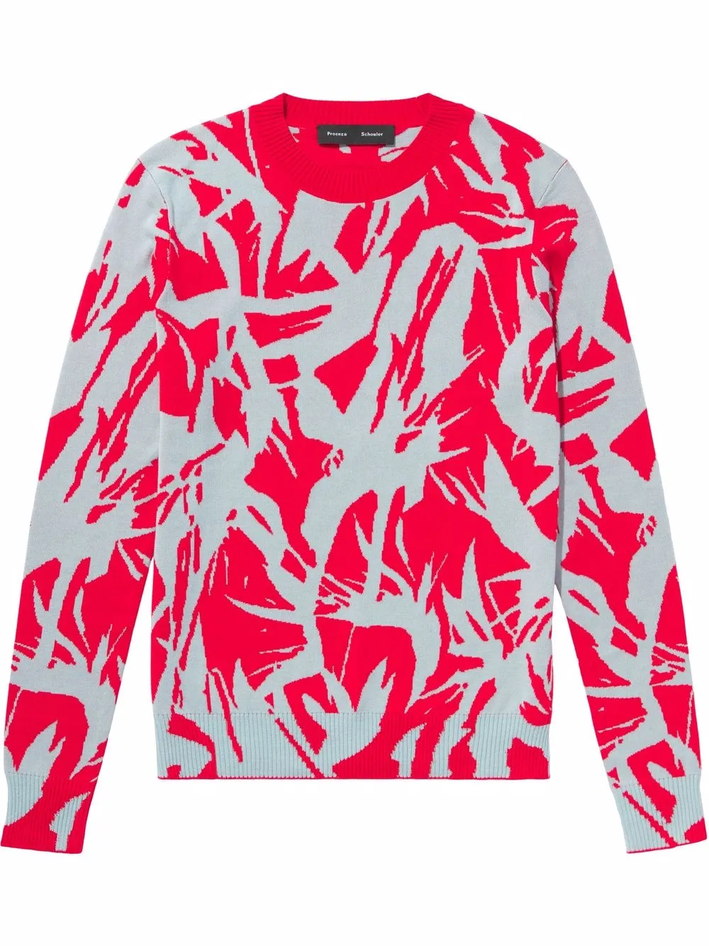 

Proenza Schouler Tropical jacquard jumper - Red