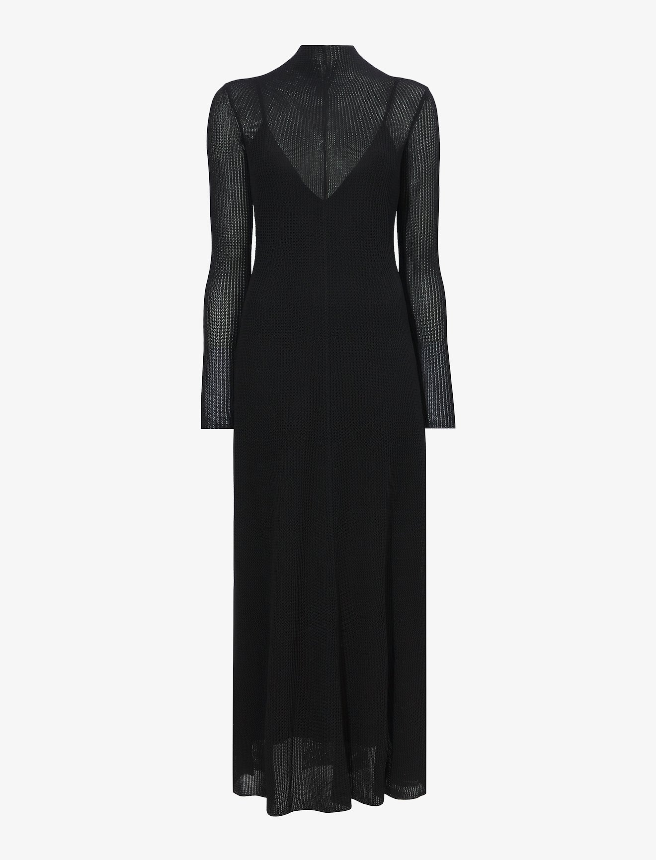 Silk Cotton Mesh Knit Dress #4