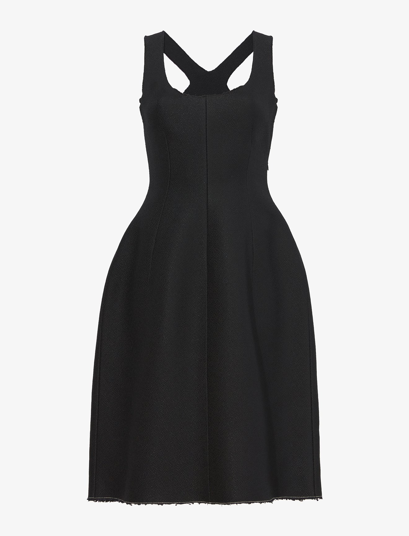 Bonded Boucle Crepe Sculpted Dress #4