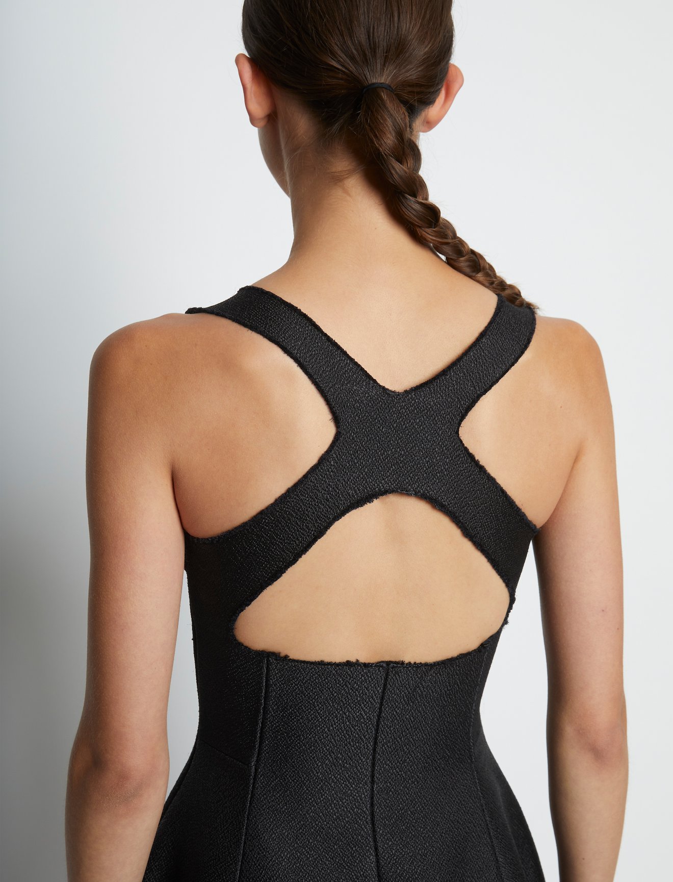 Bonded Boucle Crepe Sculpted Dress #3