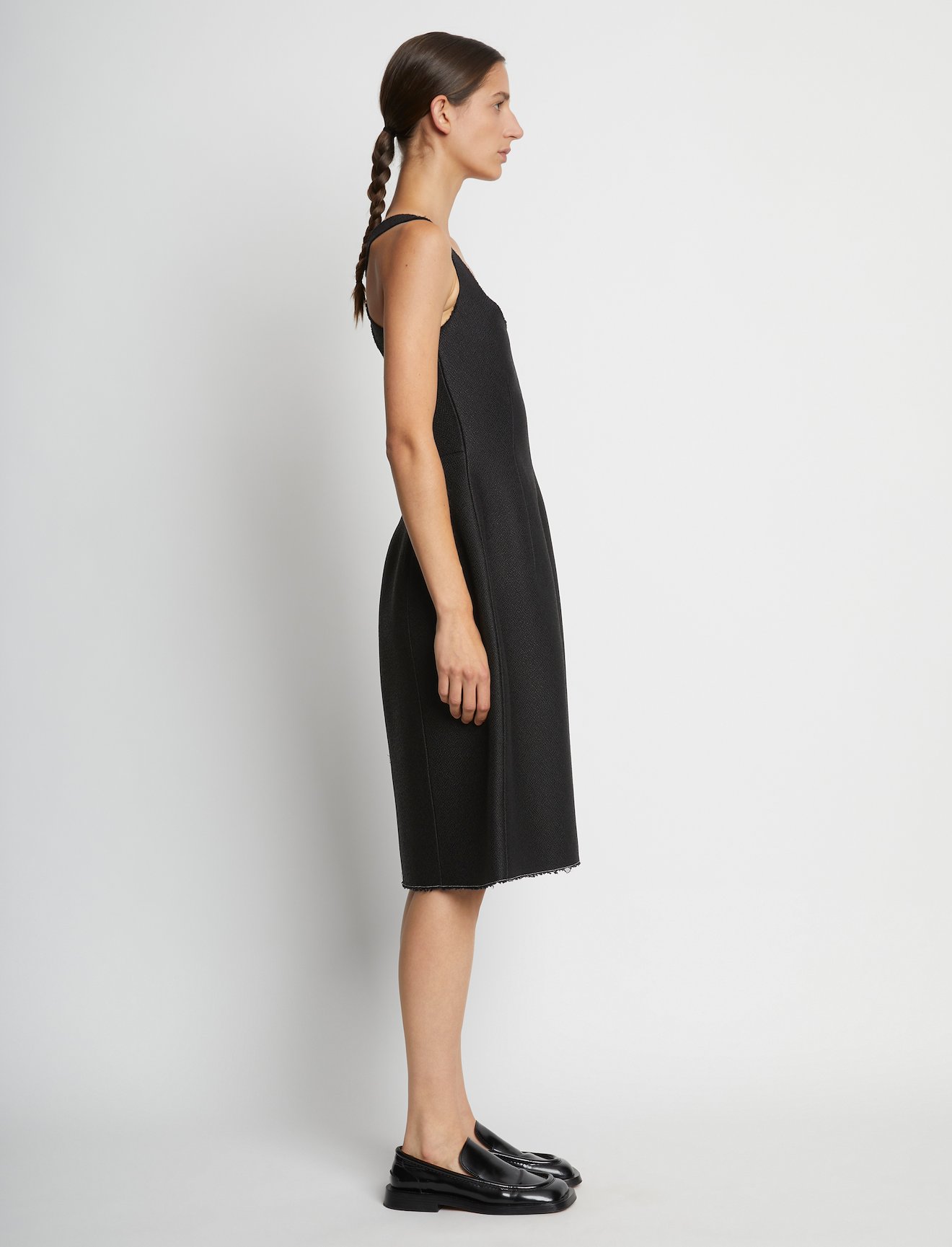 Bonded Boucle Crepe Sculpted Dress #1