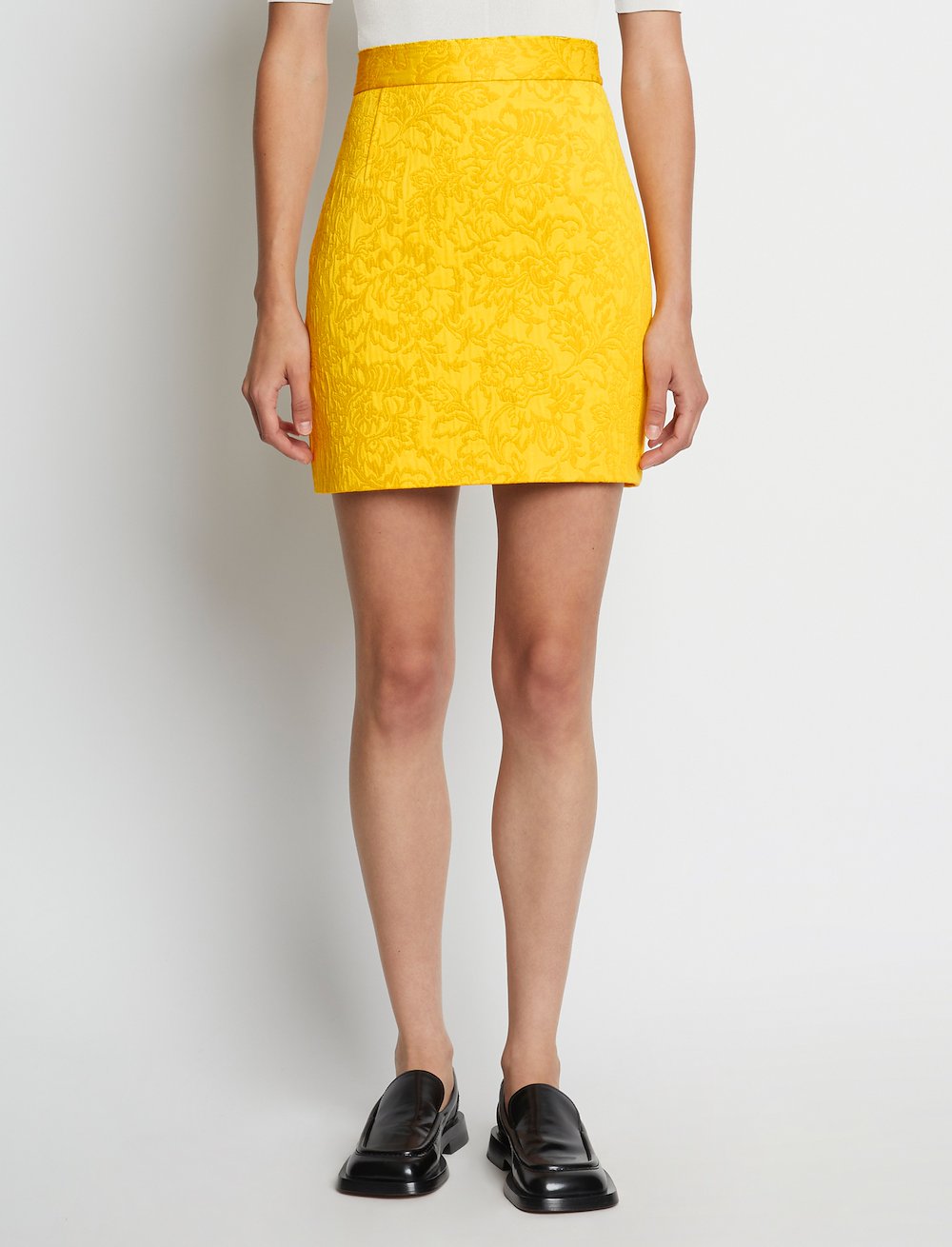 Floral Jacquard Skirt