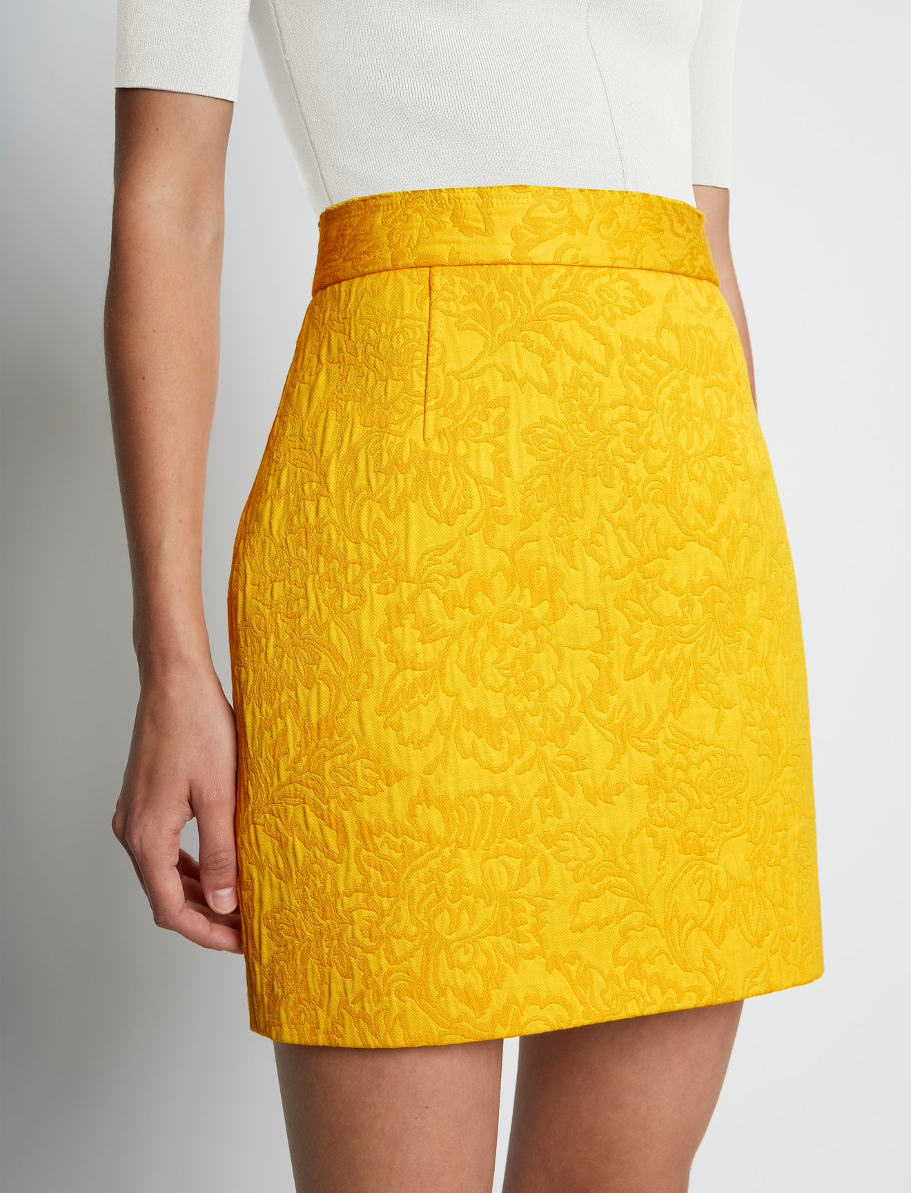 Floral Jacquard Skirt #3