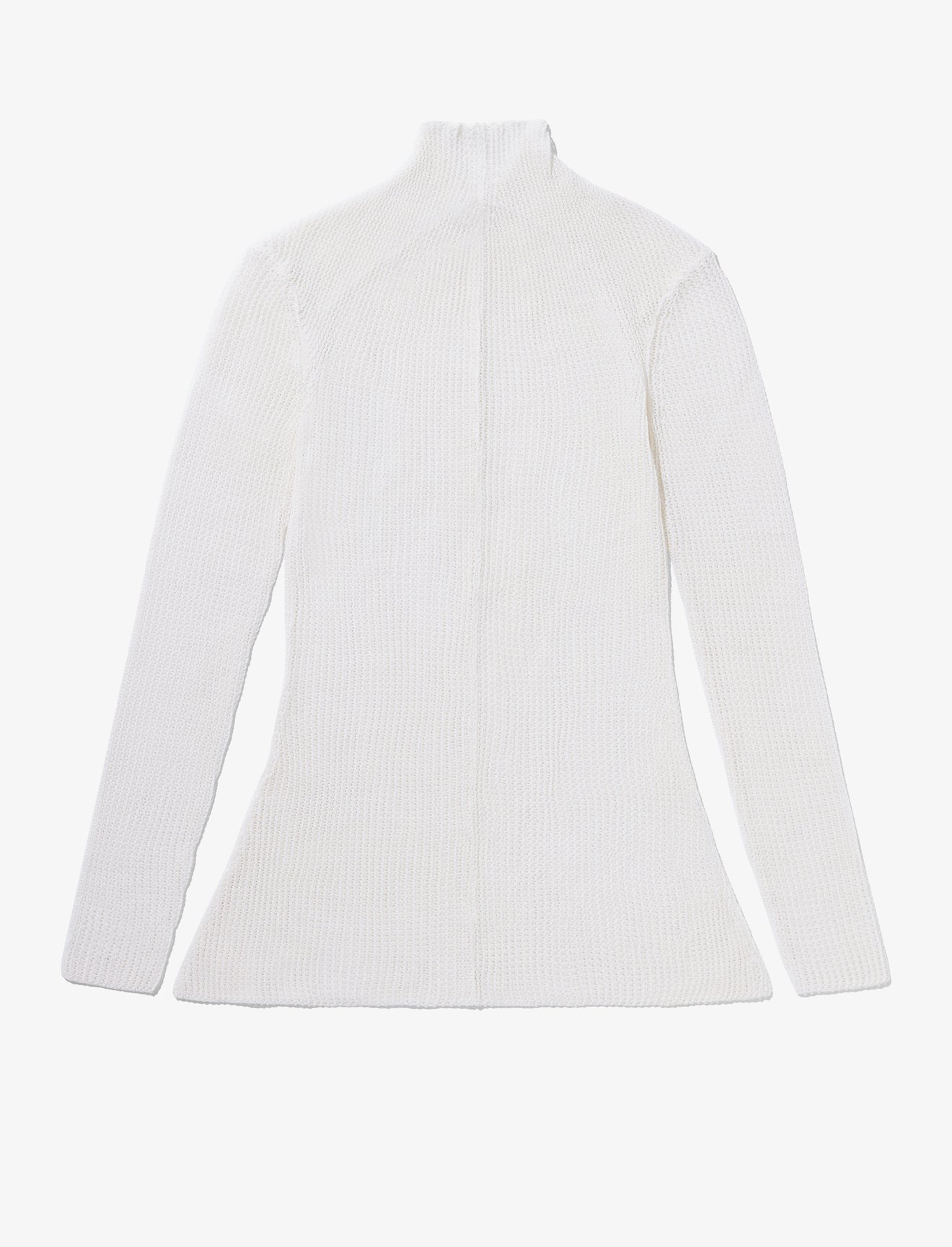 Silk Cotton Mesh Knit Top #5