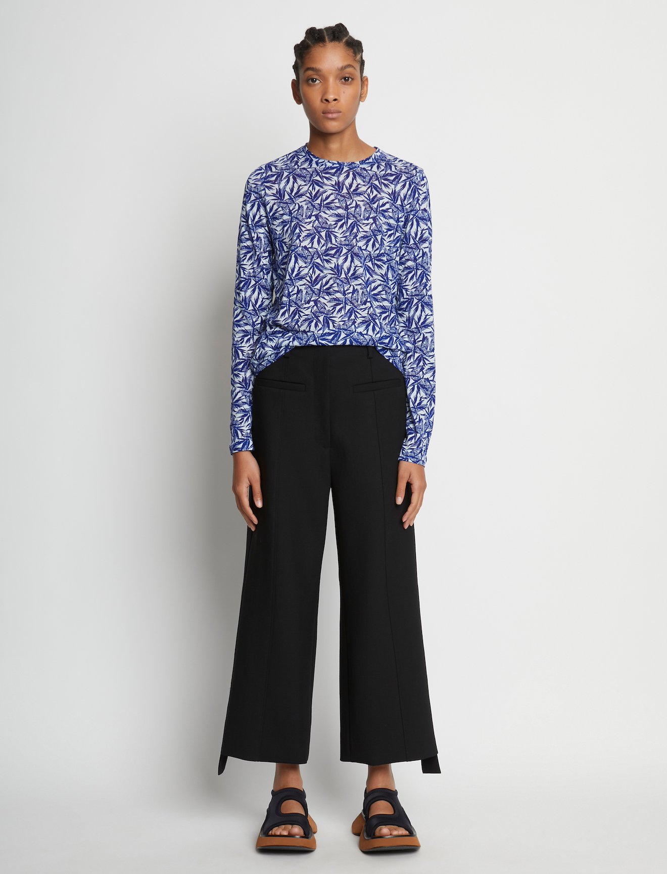 Tropical Leaf Long Sleeve T-Shirt #1