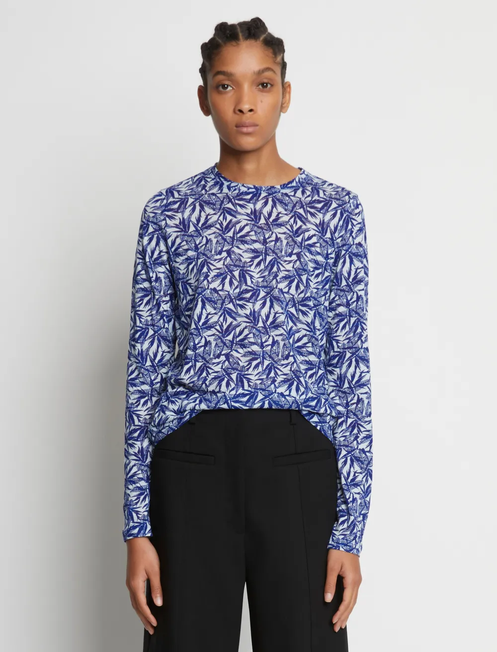 printed long sleeve t shirt