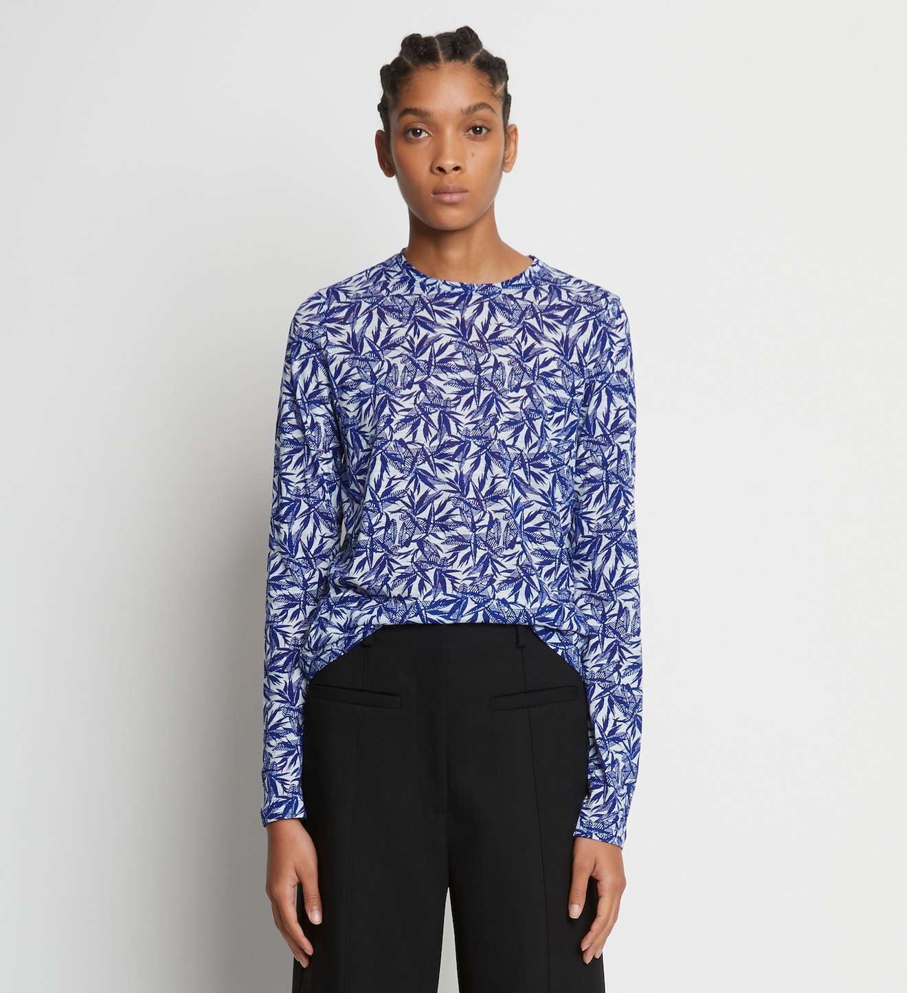 Tropical Leaf Long Sleeve T-Shirt