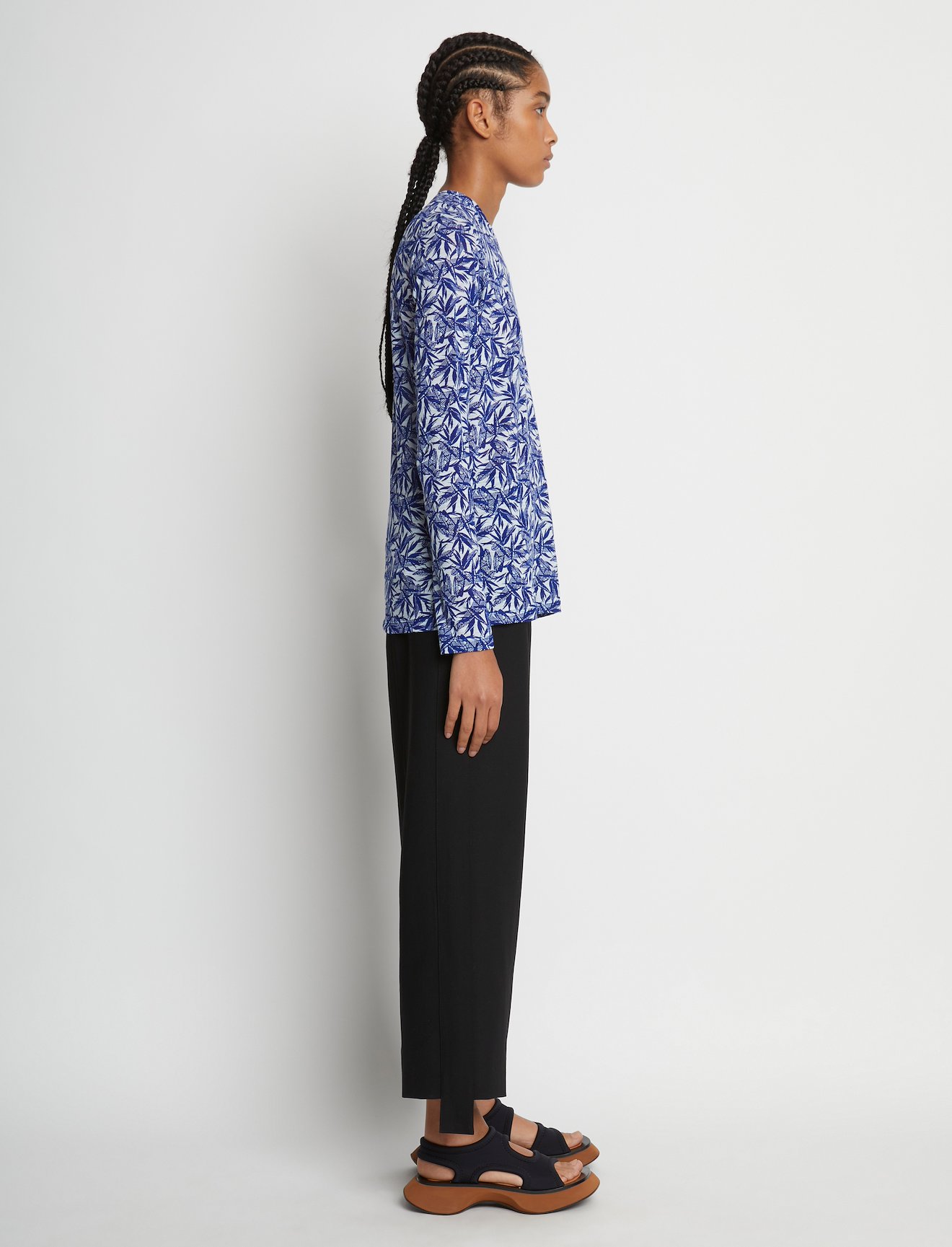 Tropical Leaf Long Sleeve T-Shirt #2