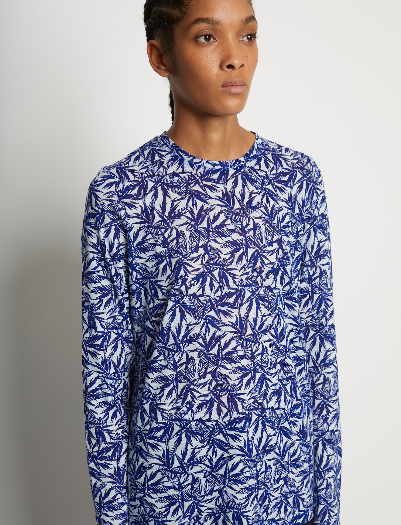 Tropical Leaf Long Sleeve T-Shirt #4