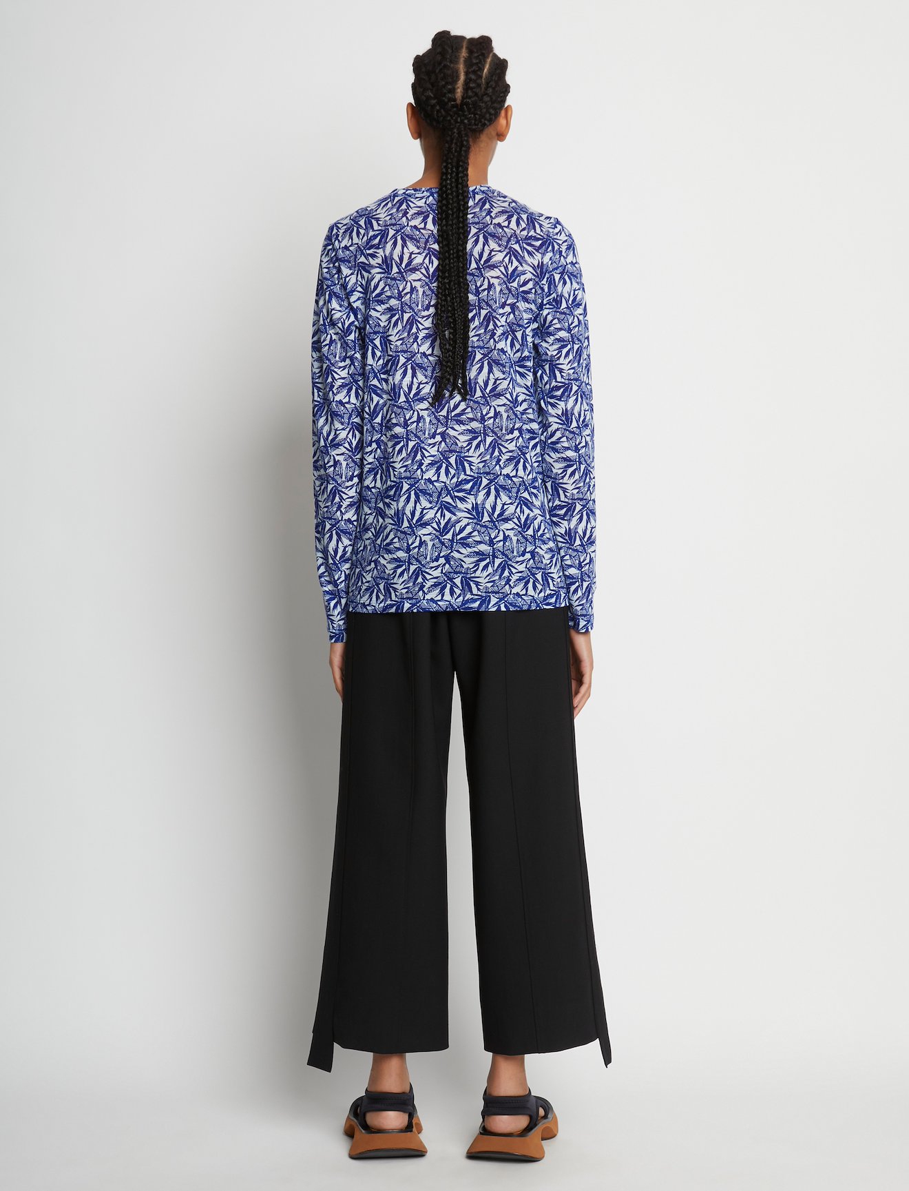 Tropical Leaf Long Sleeve T-Shirt #3