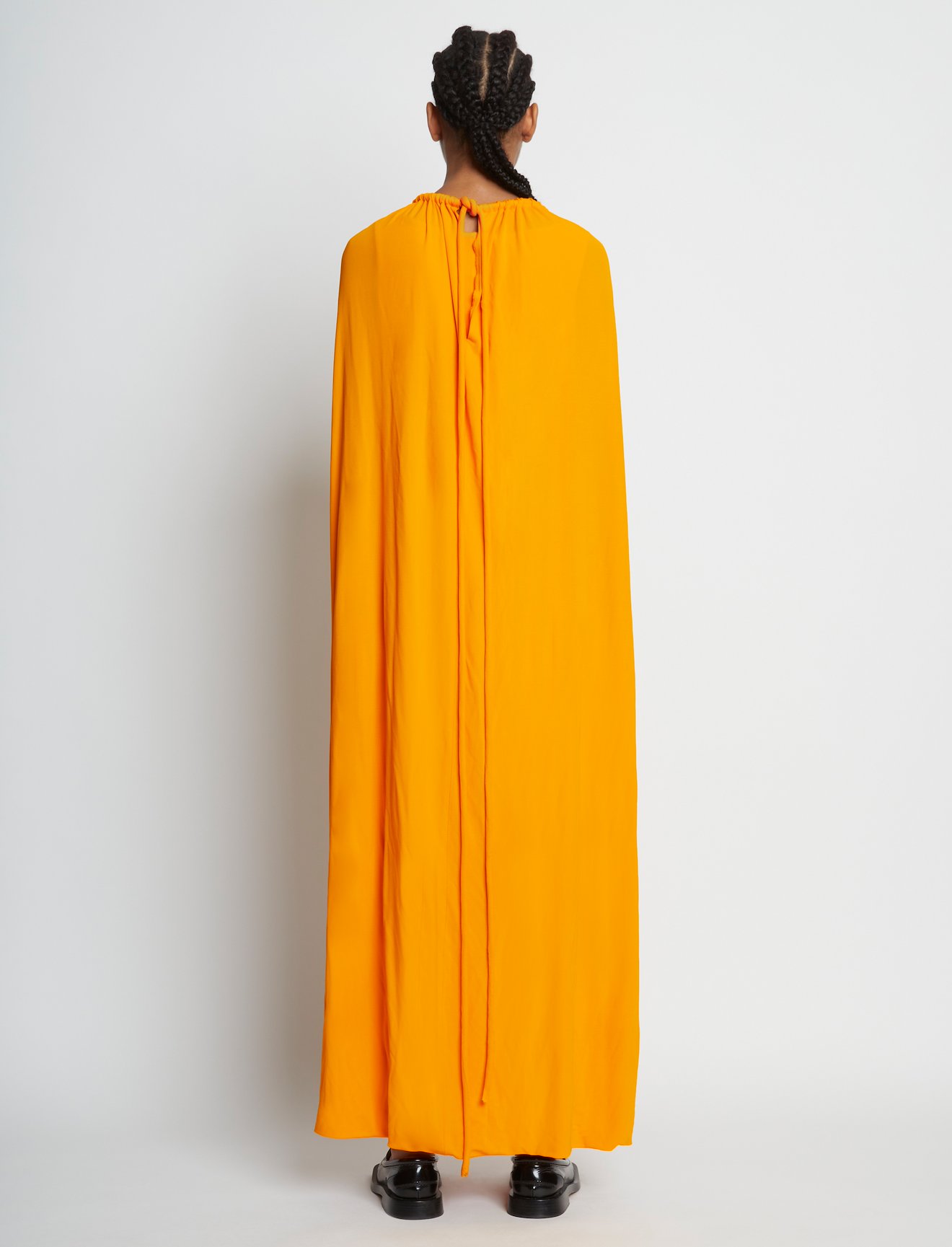 Matte Jersey Cape Dress #2