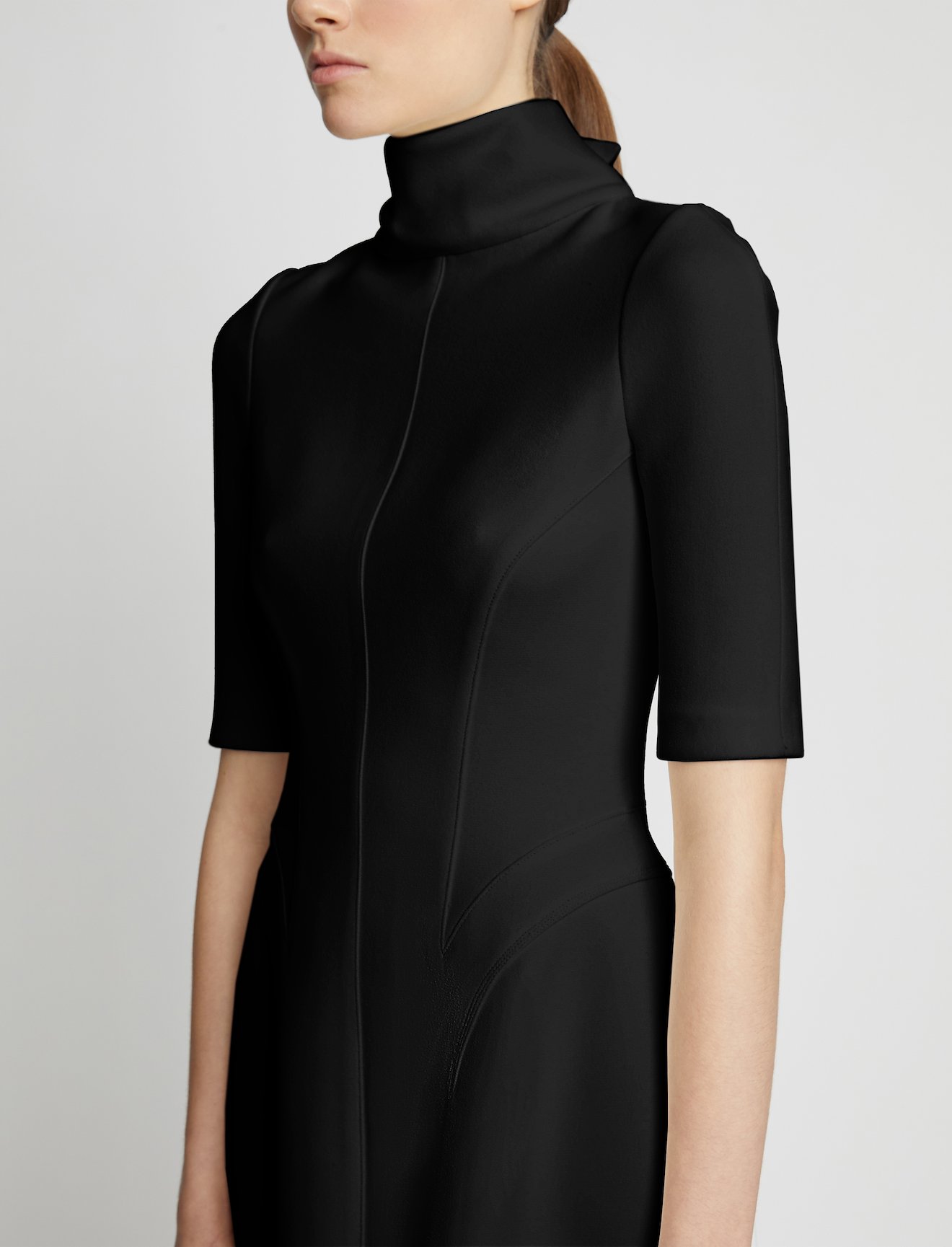 Bi-Stretch Crepe Sculpted Dress #3
