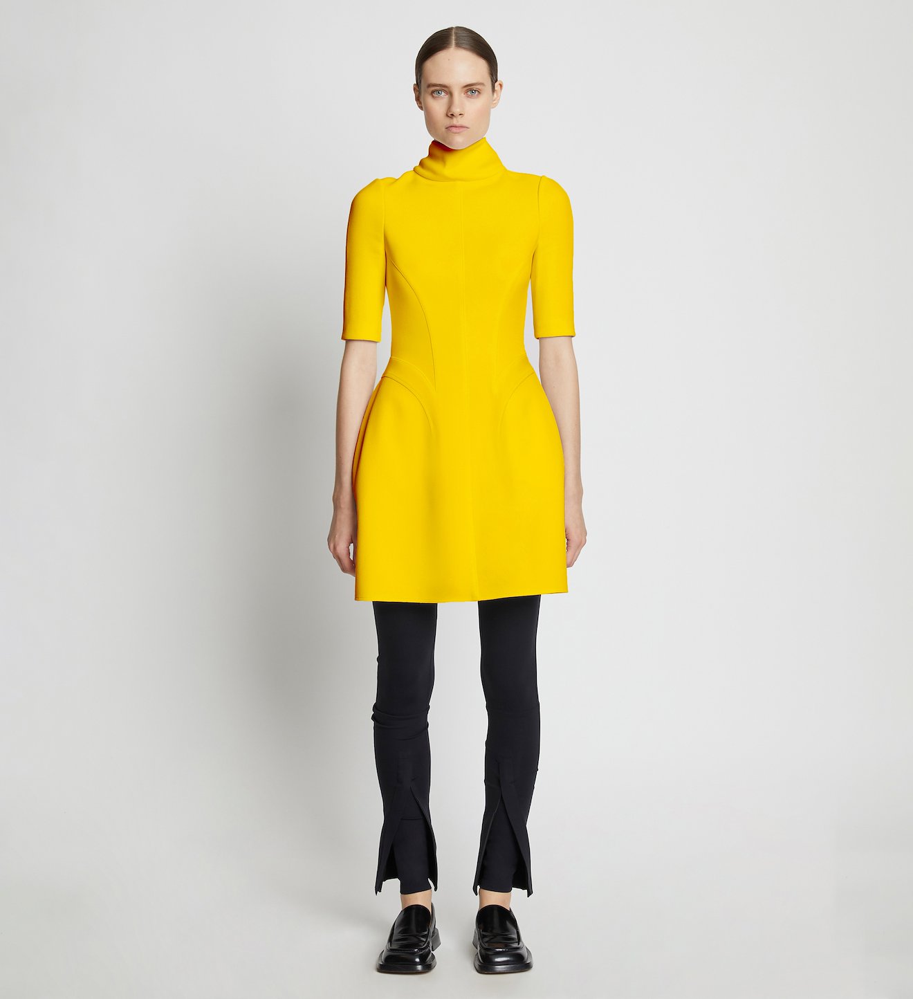 Bi-Stretch Crepe Sculpted Dress