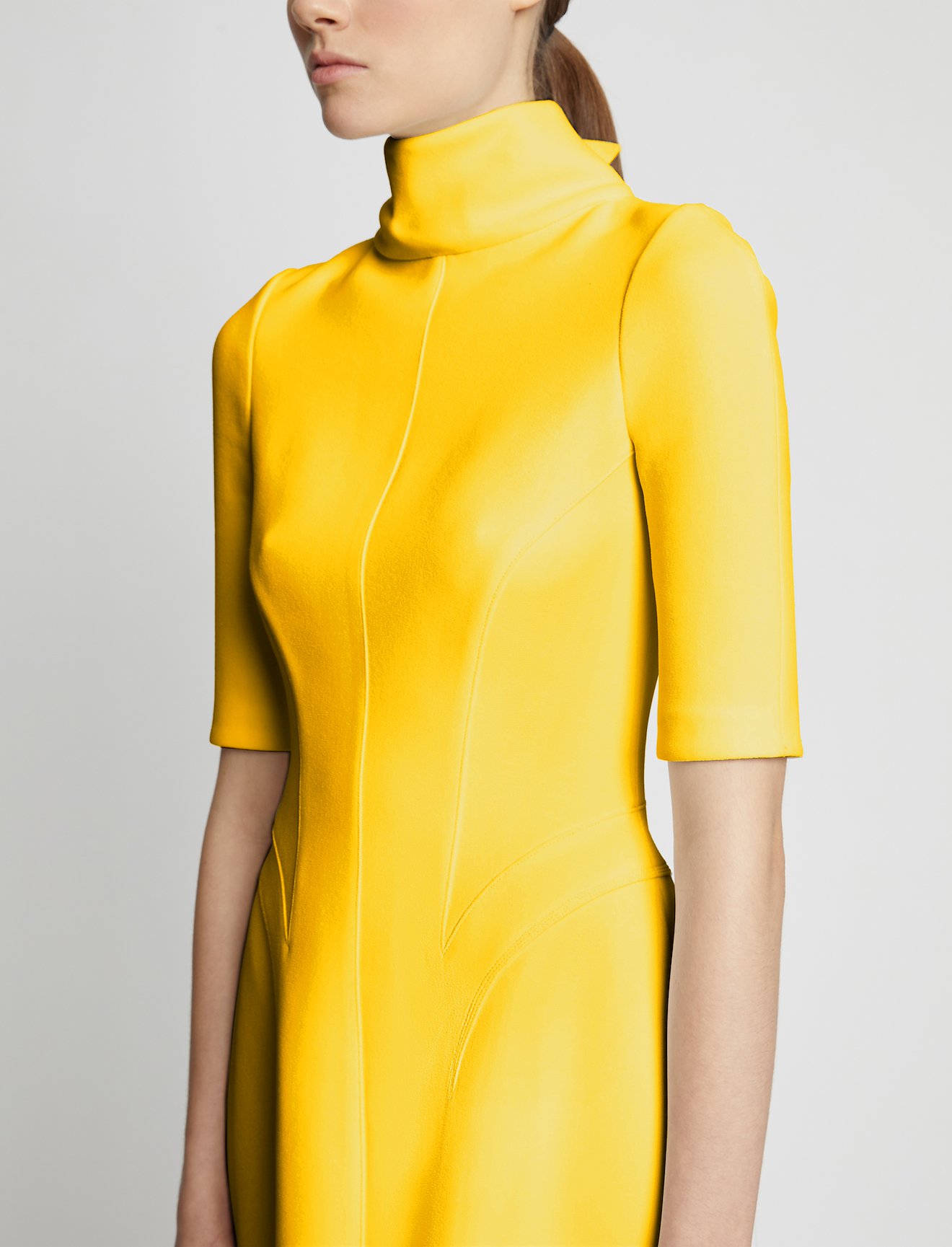 Bi-Stretch Crepe Sculpted Dress #3