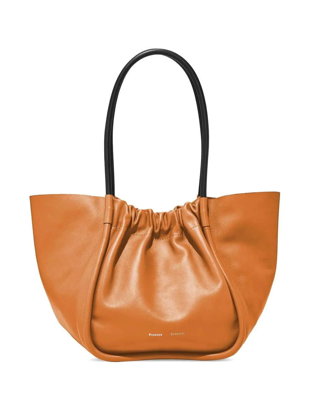 Proenza Schouler Large Ruched Tote In Brown