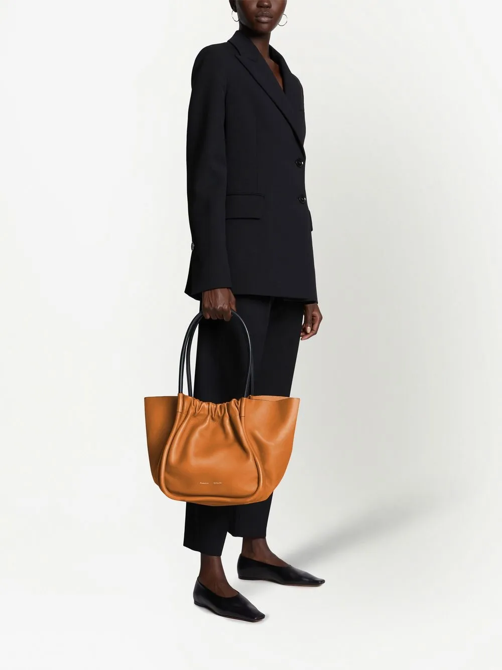Proenza Schouler large ruched tote Bruin