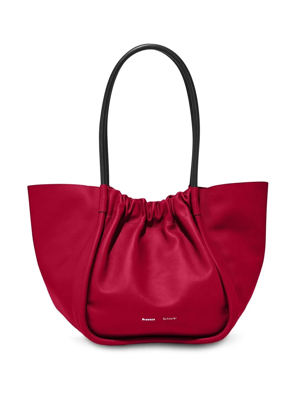 

Proenza Schouler ruched leather tote bag - Red