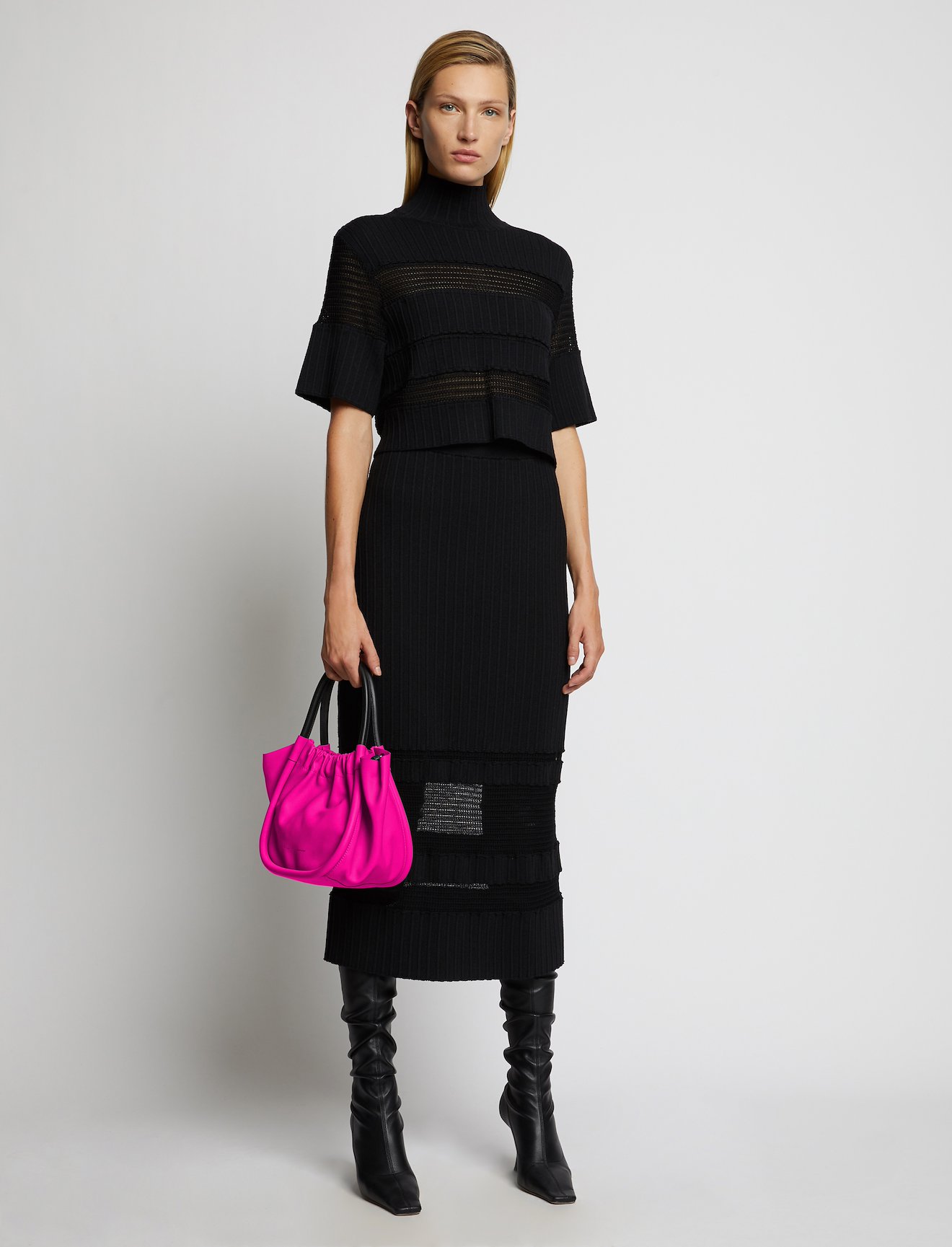Small Ruched Crossbody Tote #2