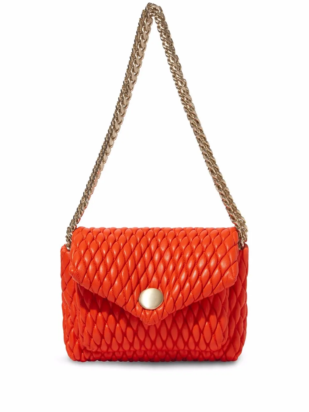 

Proenza Schouler bolsa PS Harris capitonada pequeña - Naranja