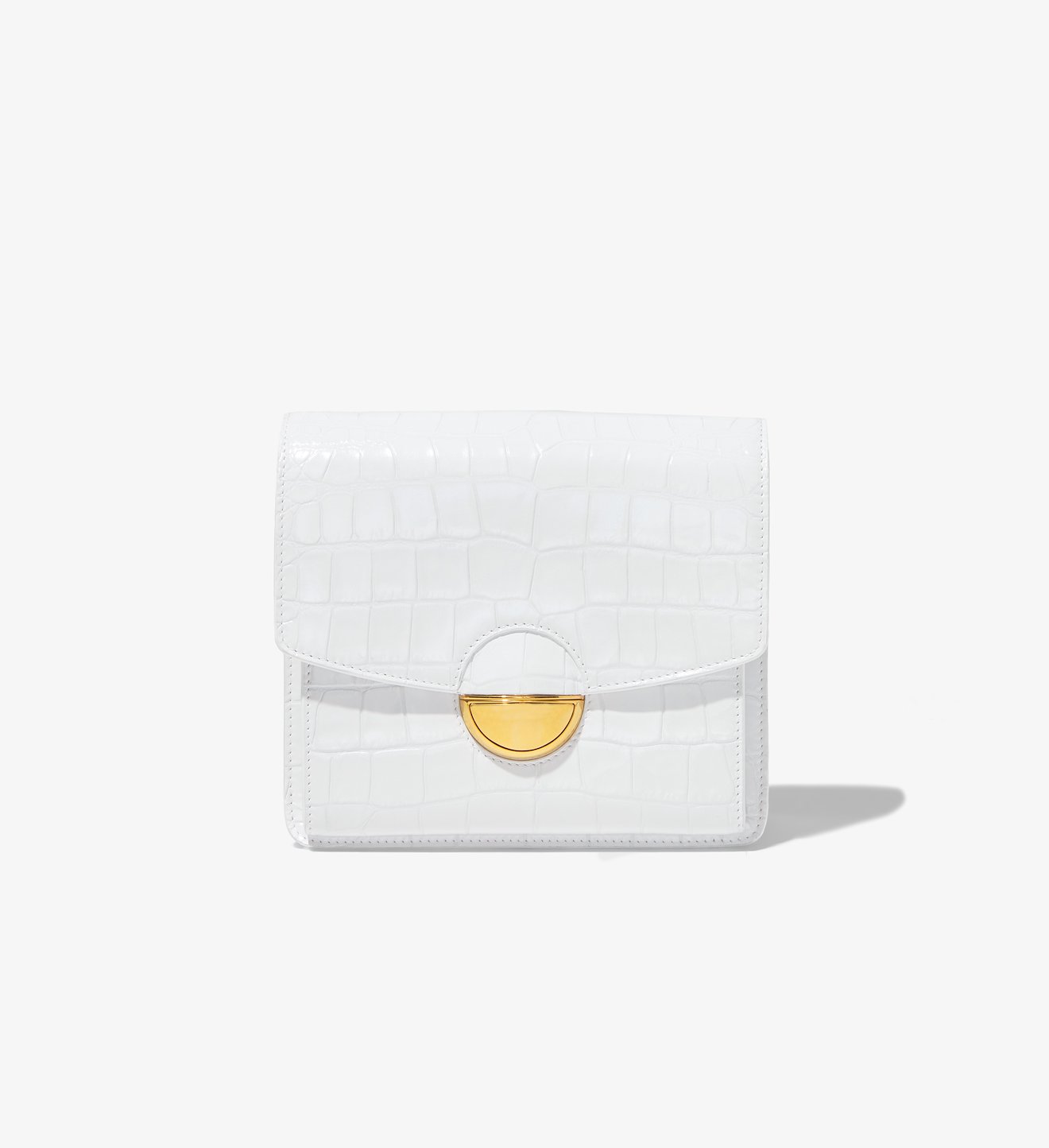 Embossed Croc Dia Day Bag