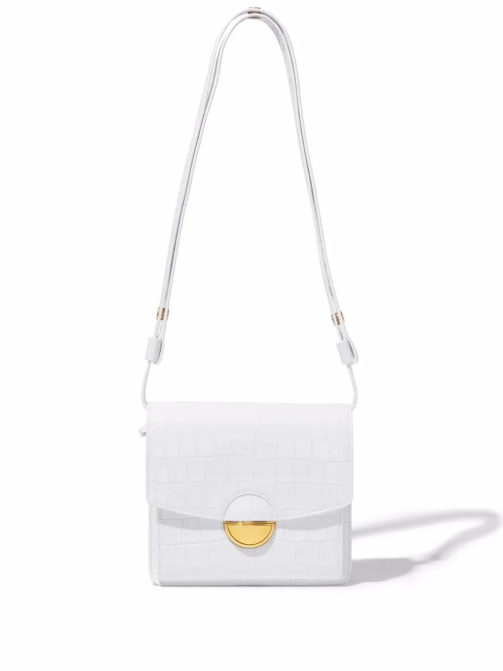 

Proenza Schouler bolsa Dia Day relieve de cocodrilo - Blanco