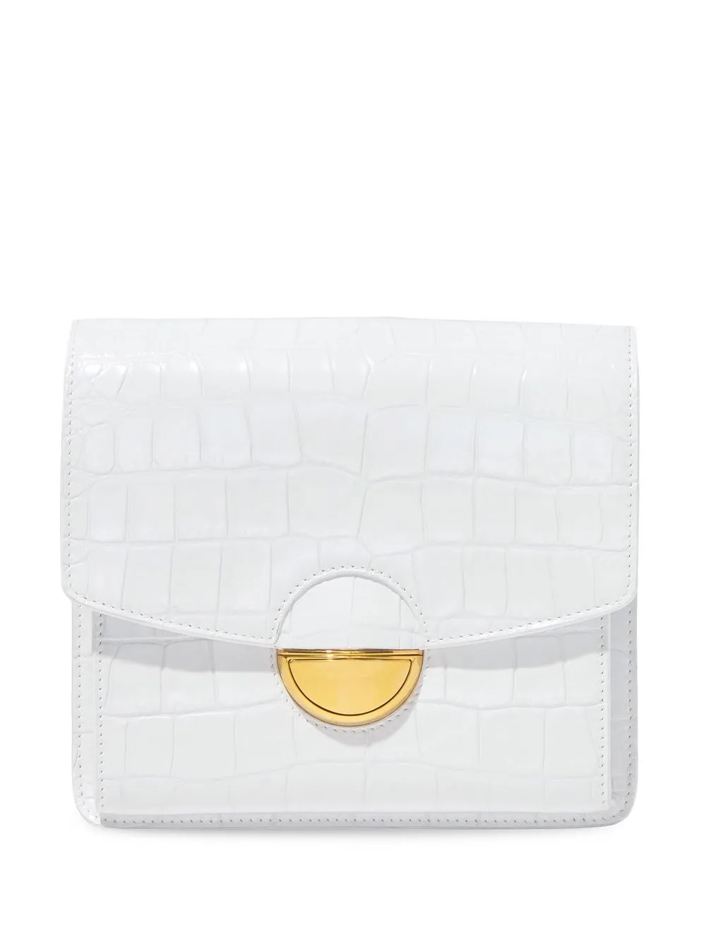 

Proenza Schouler Dia Day crocodile-embossed bag - White