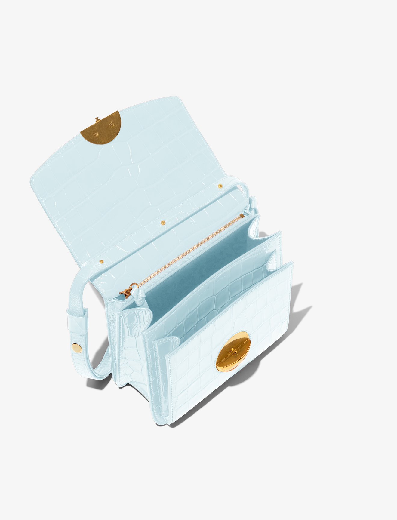 Embossed Croc Dia Day Bag #4