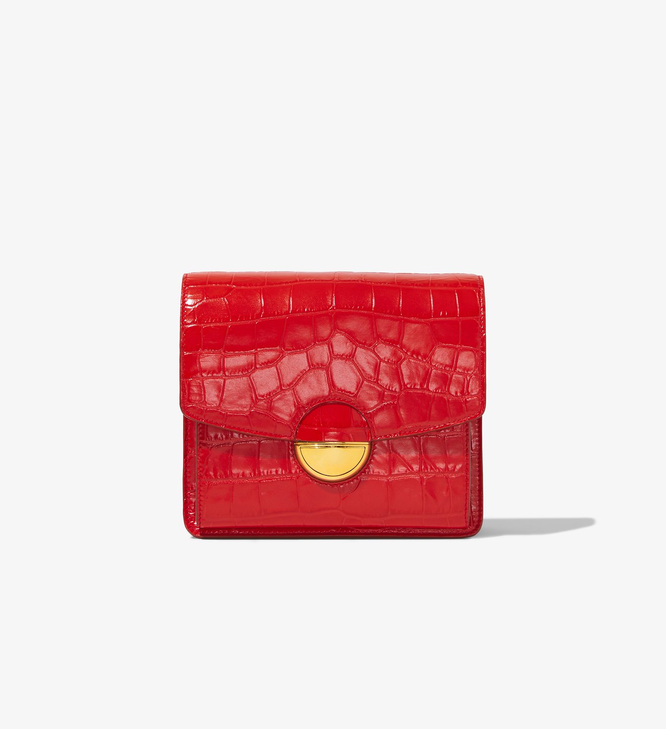 Embossed Croc Dia Day Bag
