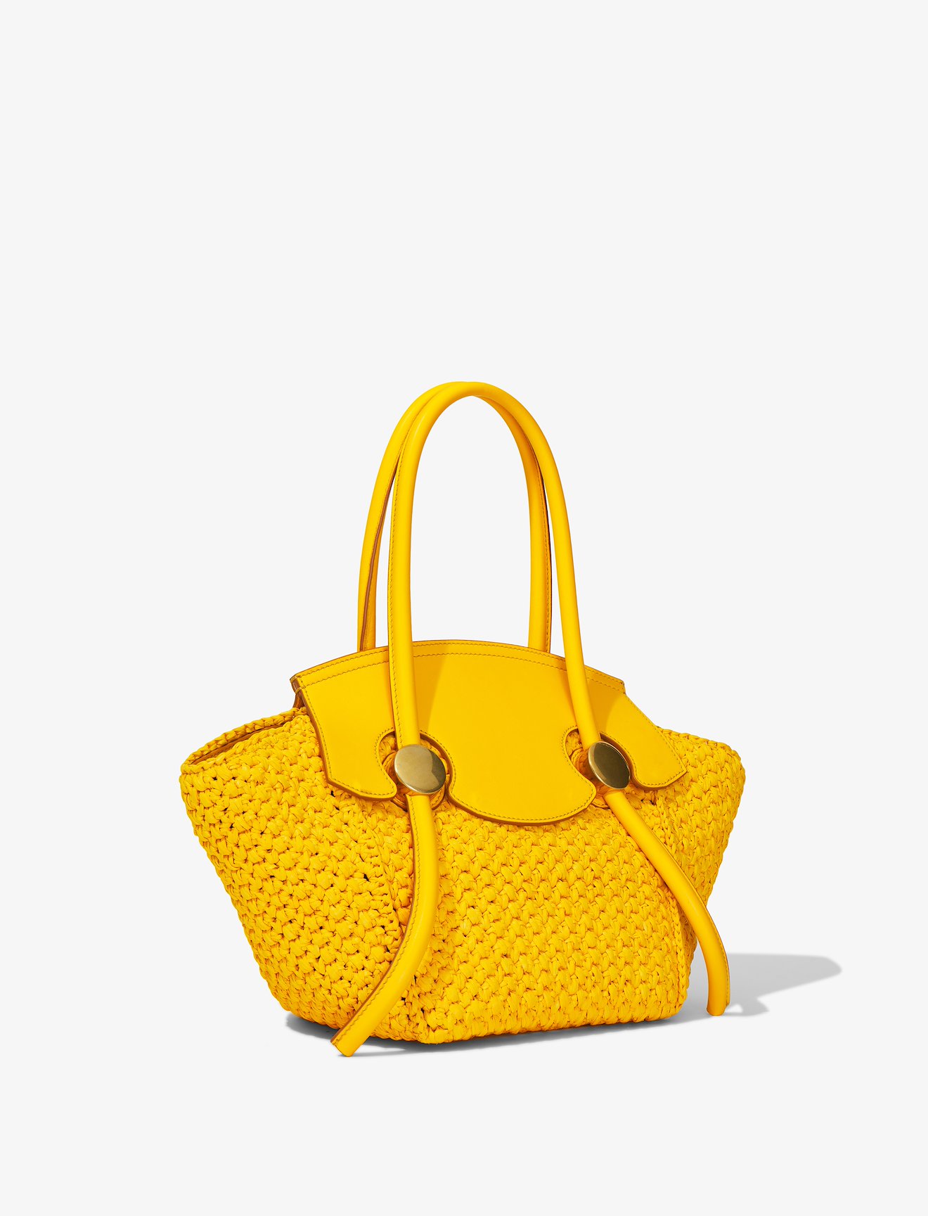 Small Raffia Pipe Bag #1
