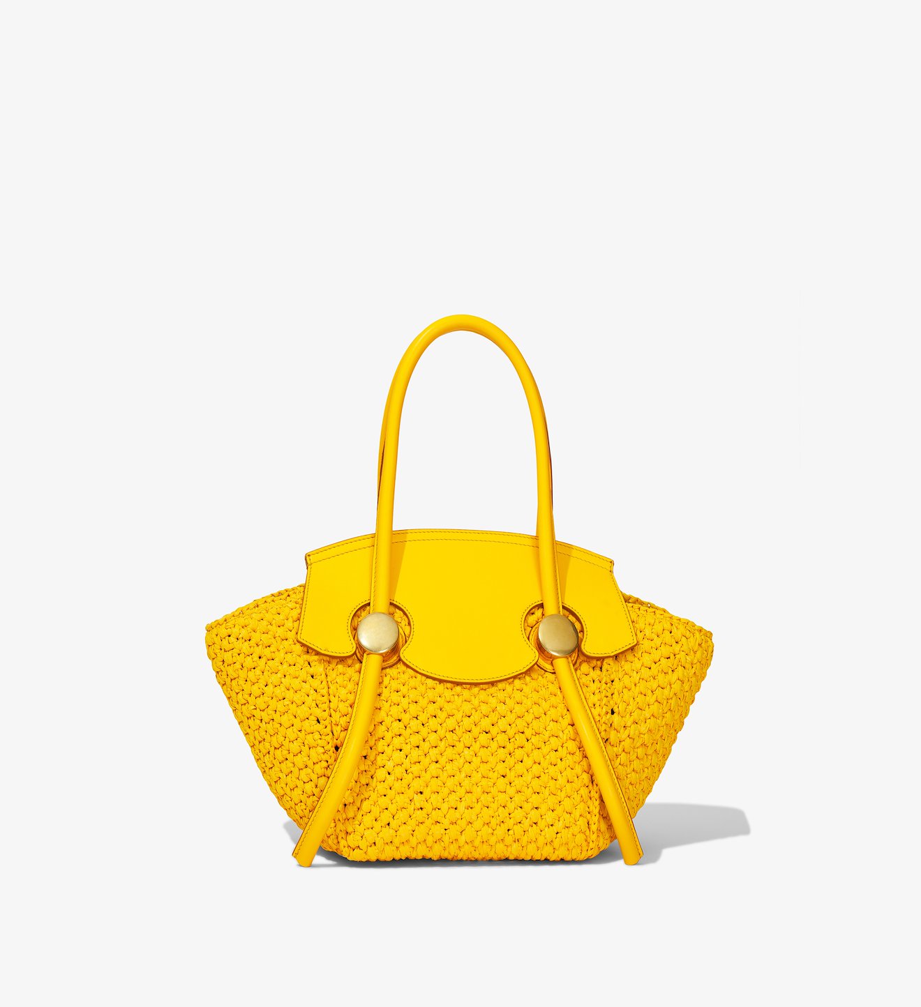 Small Raffia Pipe Bag