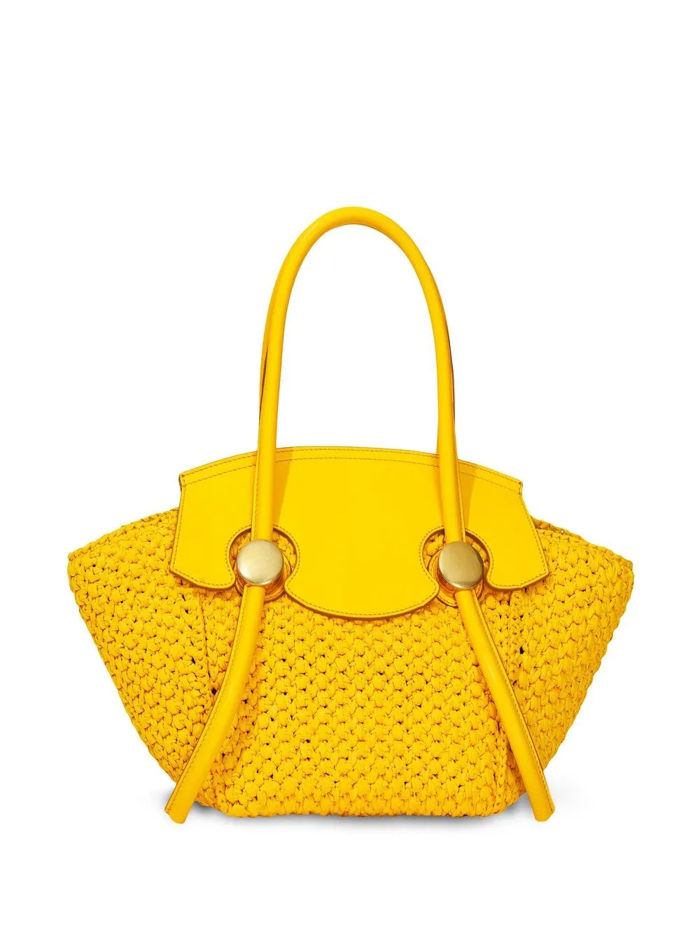 

Proenza Schouler Pipe raffia tote bag - Yellow