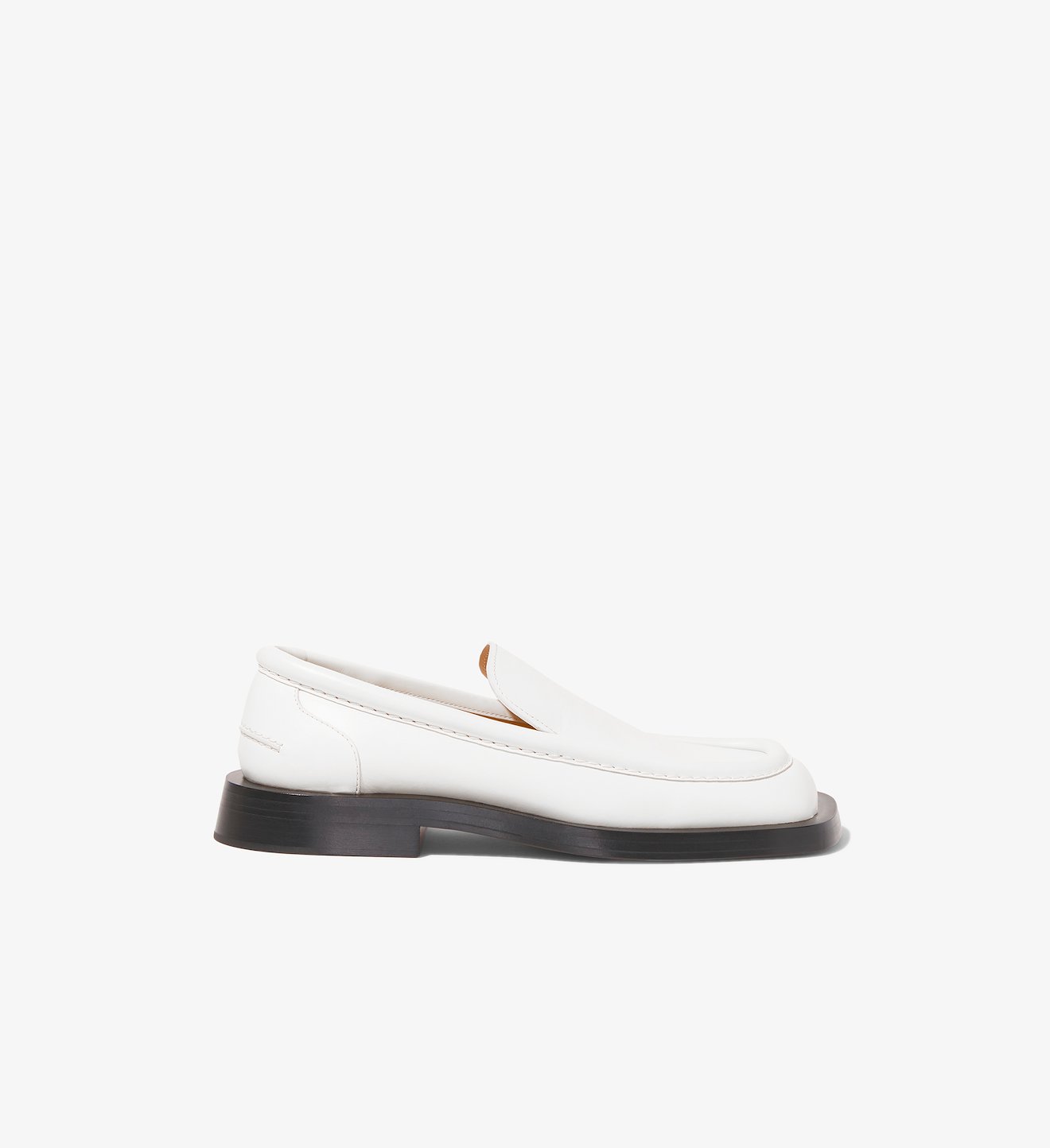 Square Loafers in white | Proenza Schouler