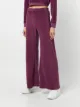 Suzie Kondi velour-effect wide-leg trousers