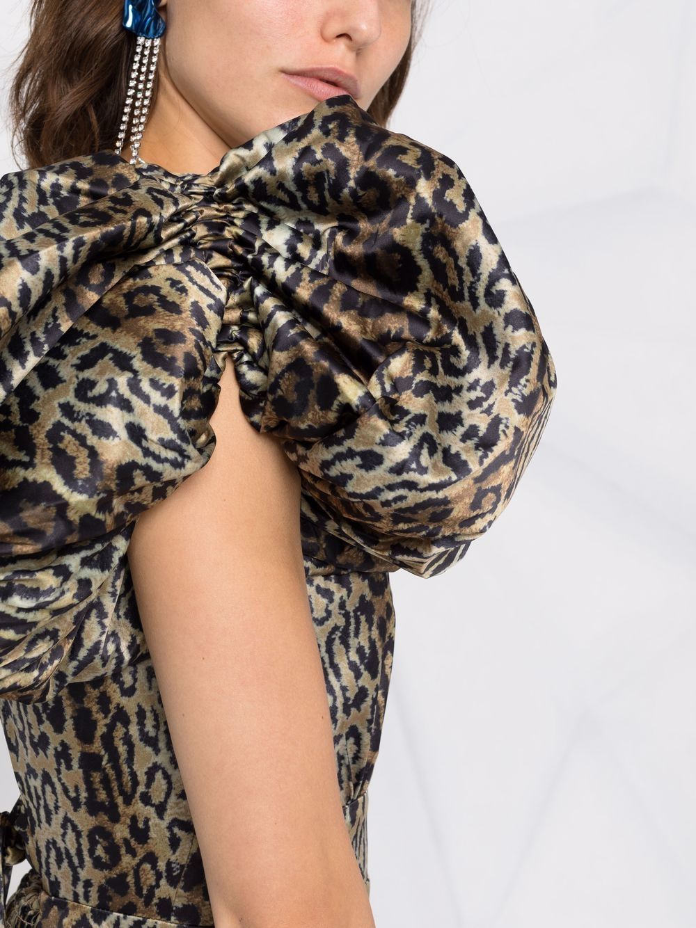 фото Rotate платье dawn с леопардовым принтом