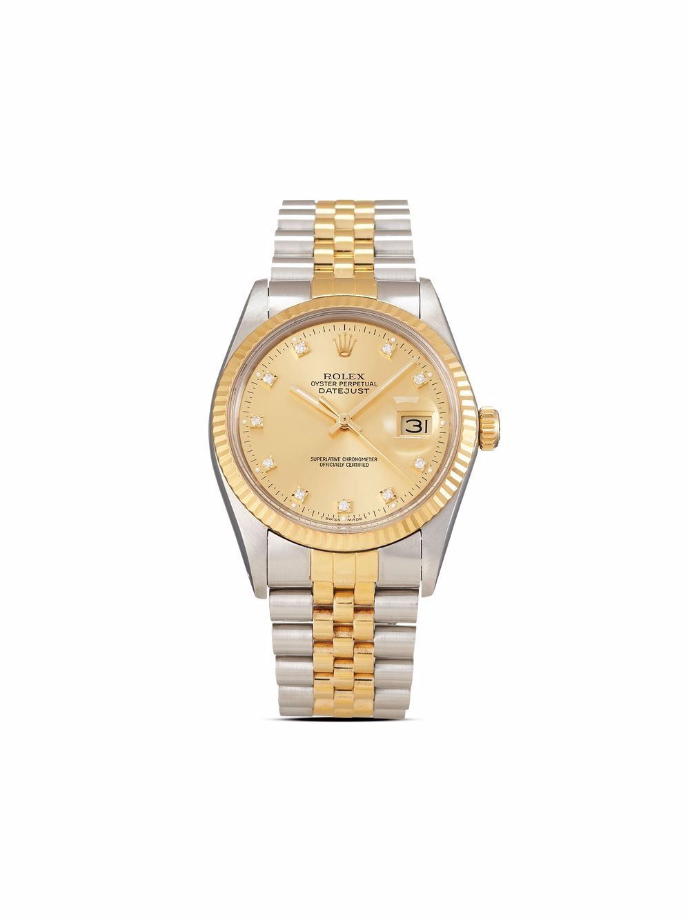 фото Rolex наручные часы datejust pre-owned 36 мм 1987-го года