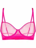 Maison Close sheer balconette bra - Pink