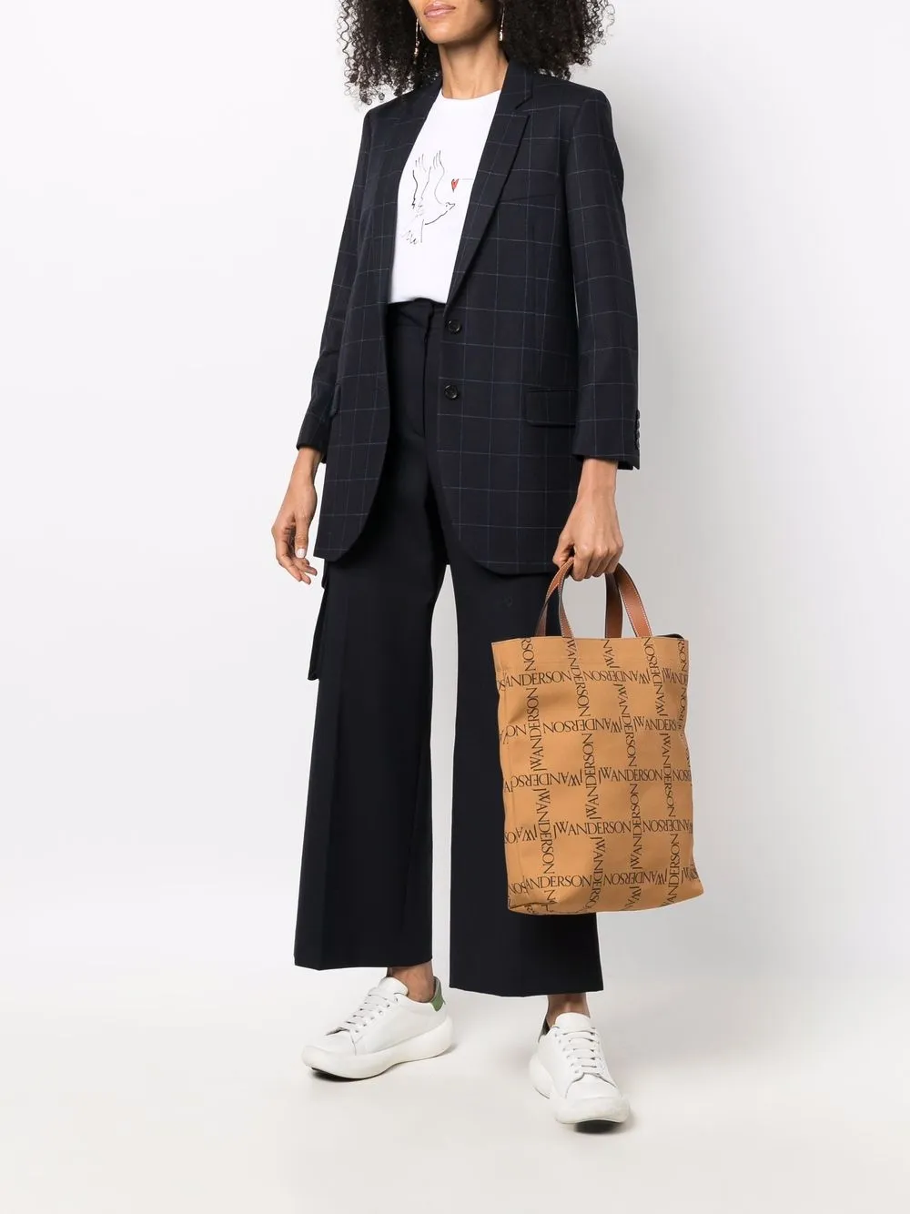 PS Paul Smith Geruit colbert - Blauw