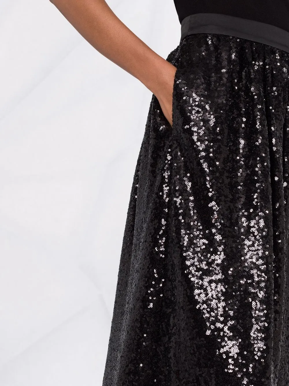 фото Emporio armani юбка с пайетками