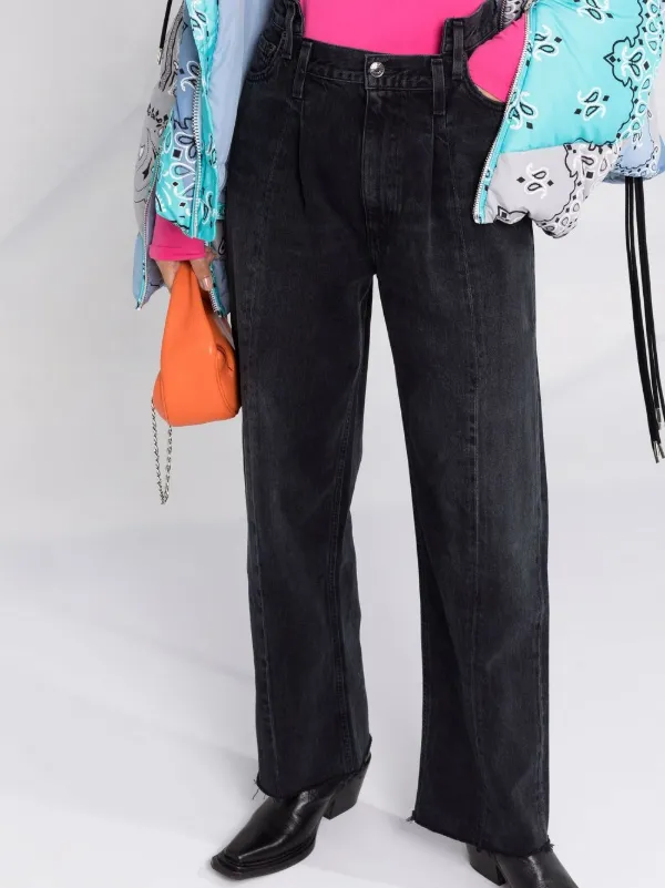 AGOLDE Patchwork straight-leg Jeans 