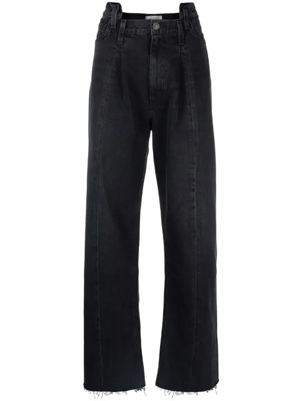 AGOLDE Patchwork straight-leg Jeans 