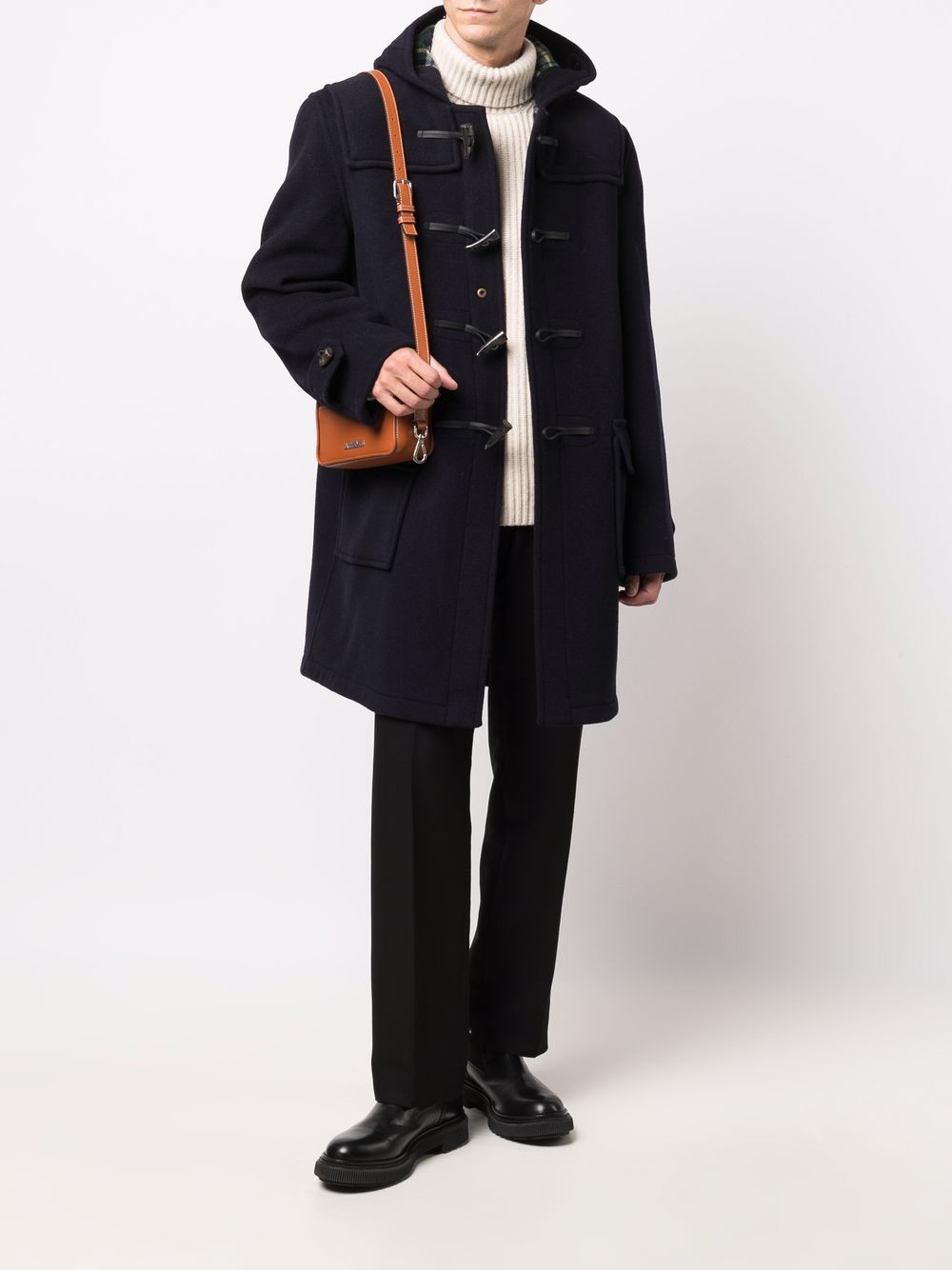 фото Gloverall hooded duffle coat