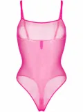 Maison Close hot pink string body