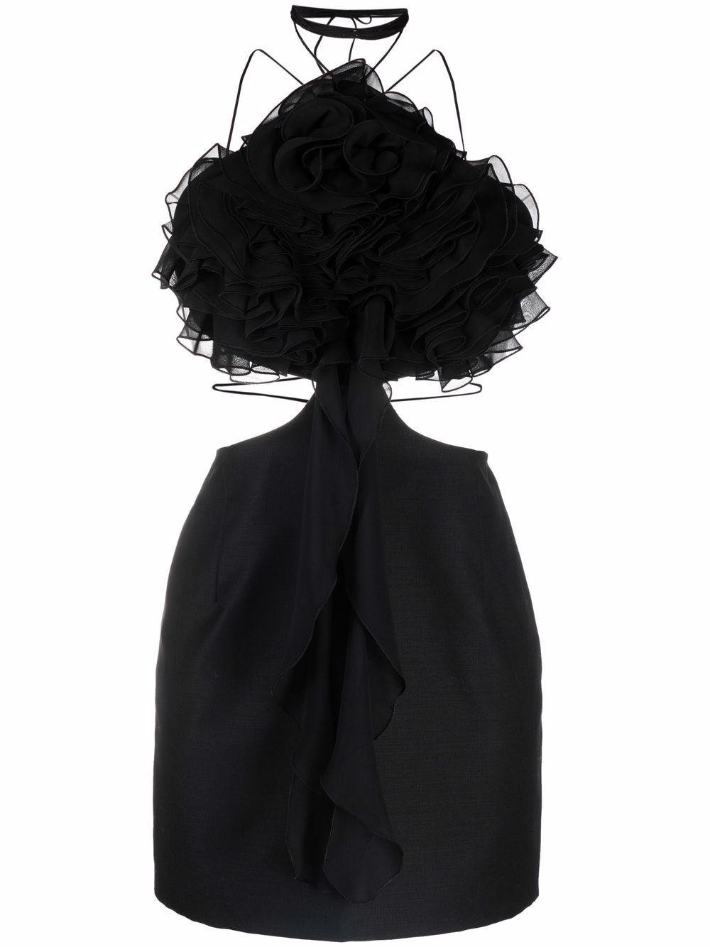 Magda Butrym Ruffled criss-cross Dress - Farfetch